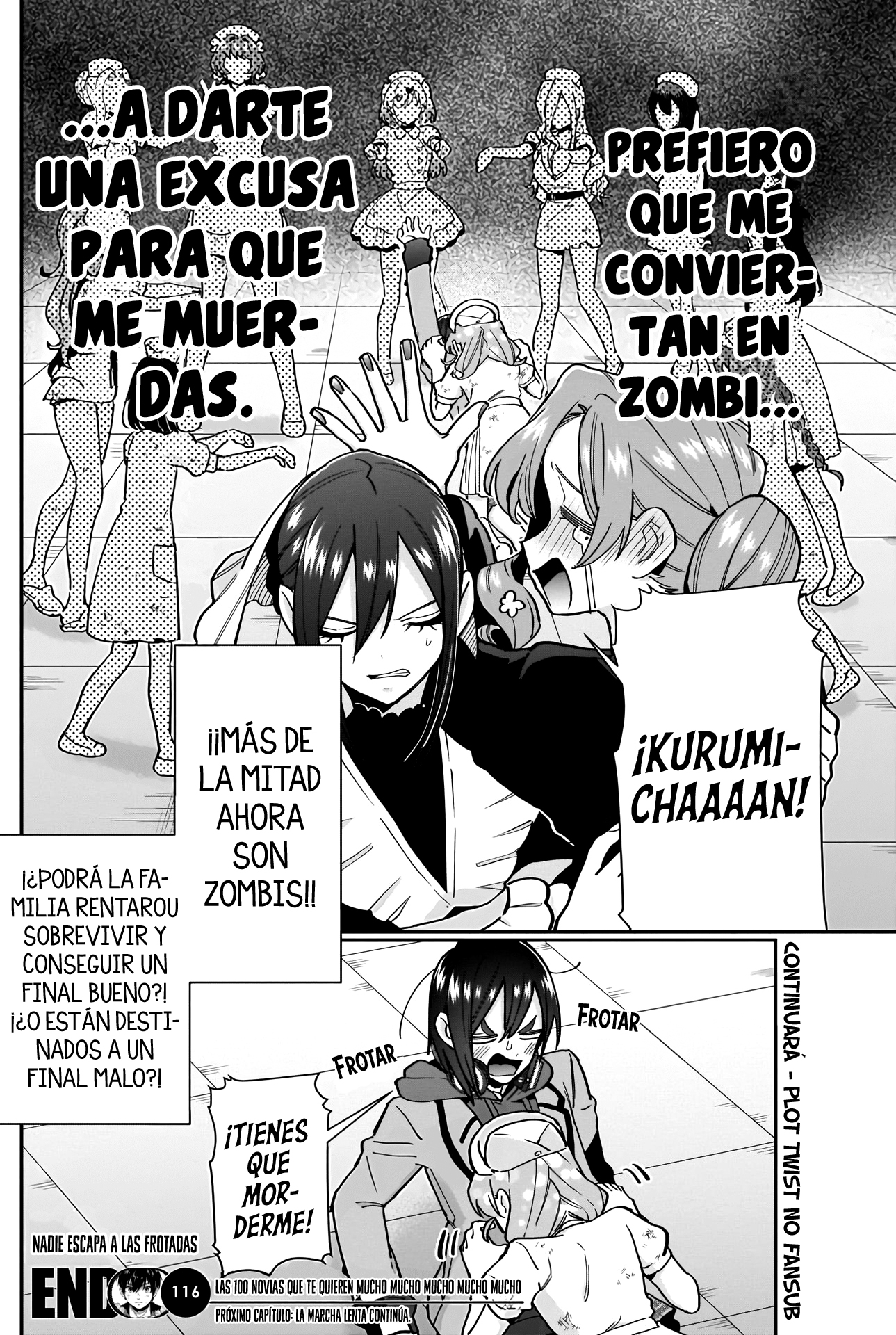 Kimi no koto ga Dai Dai Dai Dai Daisuki na 100-nin no Kanojo Capitulo 116: Las traes de enfermeras zombi de la familia Rentarou página 20