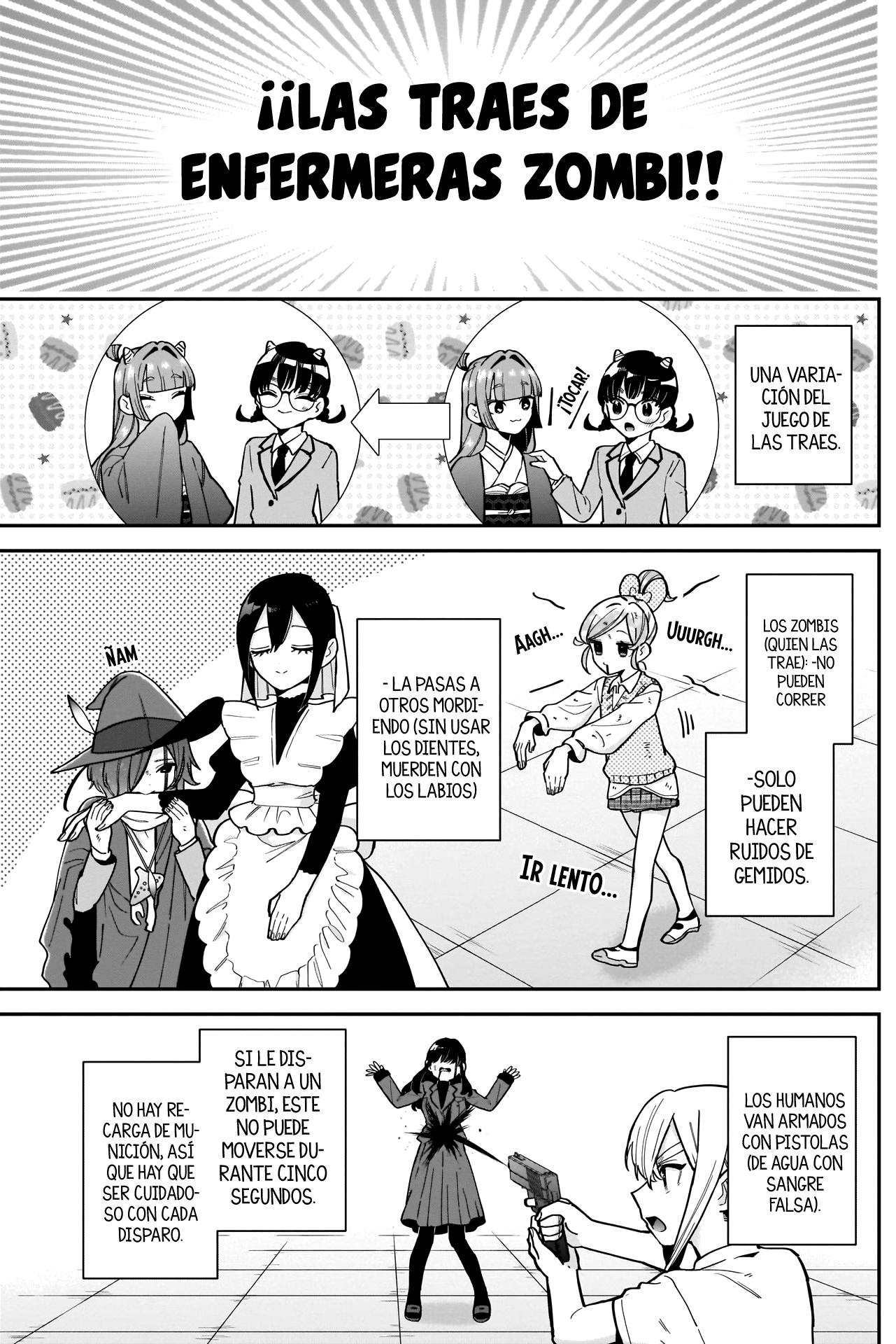Kimi no koto ga Dai Dai Dai Dai Daisuki na 100-nin no Kanojo Capitulo 116: Las traes de enfermeras zombi de la familia Rentarou página 5