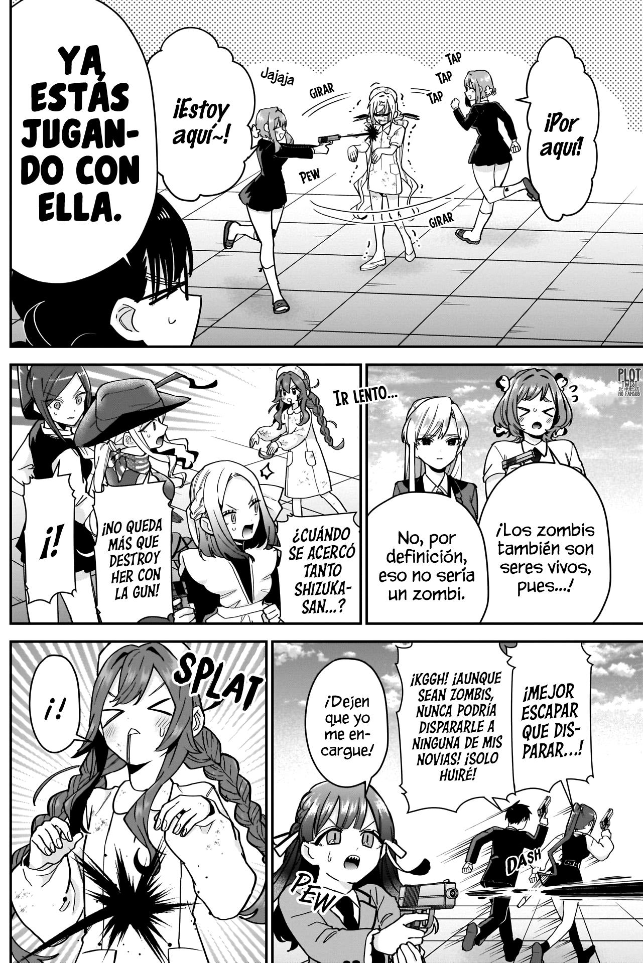 Kimi no koto ga Dai Dai Dai Dai Daisuki na 100-nin no Kanojo Capitulo 116: Las traes de enfermeras zombi de la familia Rentarou página 8
