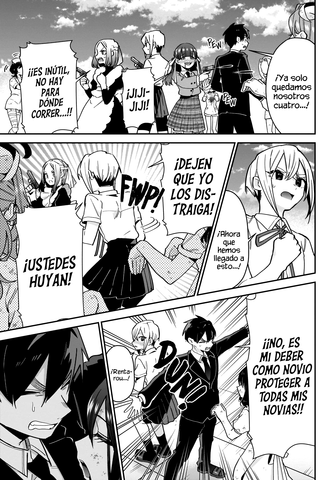 Kimi no koto ga Dai Dai Dai Dai Daisuki na 100-nin no Kanojo Capitulo 117: El fin de la violencia página 13