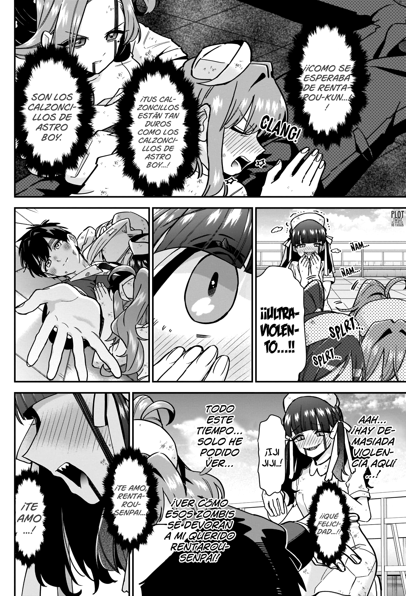 Kimi no koto ga Dai Dai Dai Dai Daisuki na 100-nin no Kanojo Capitulo 117: El fin de la violencia página 17