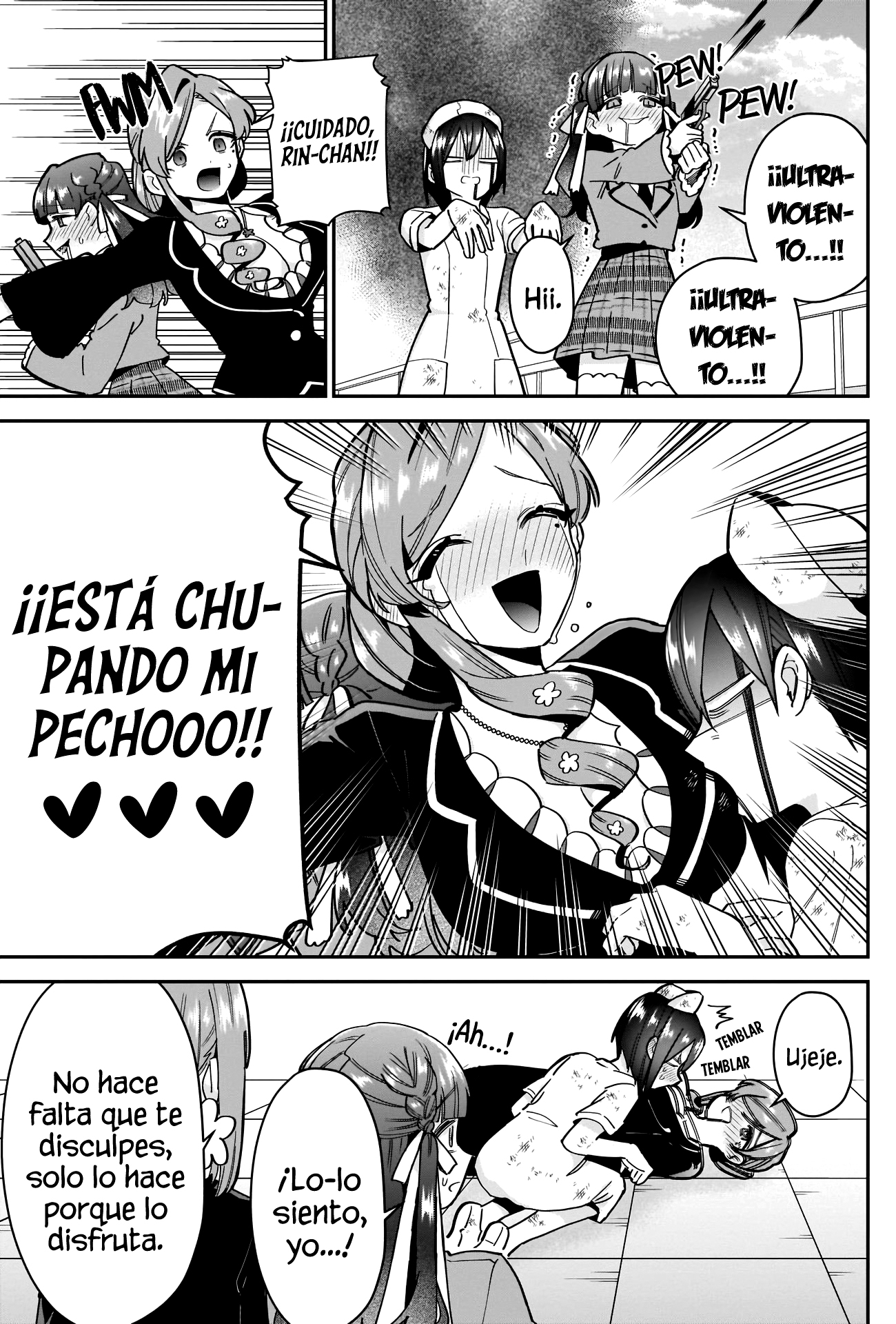 Kimi no koto ga Dai Dai Dai Dai Daisuki na 100-nin no Kanojo Capitulo 117: El fin de la violencia página 3