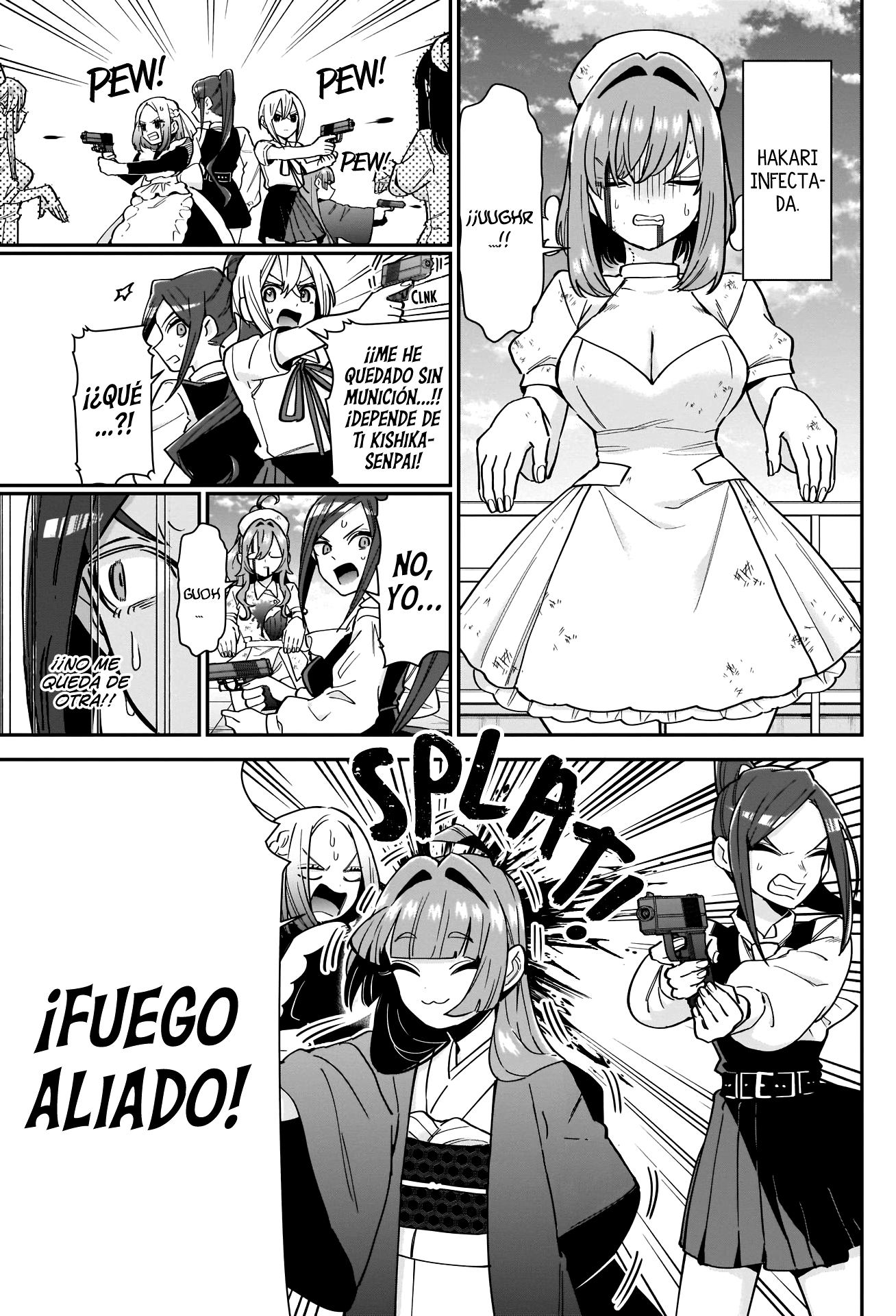 Kimi no koto ga Dai Dai Dai Dai Daisuki na 100-nin no Kanojo Capitulo 117: El fin de la violencia página 9