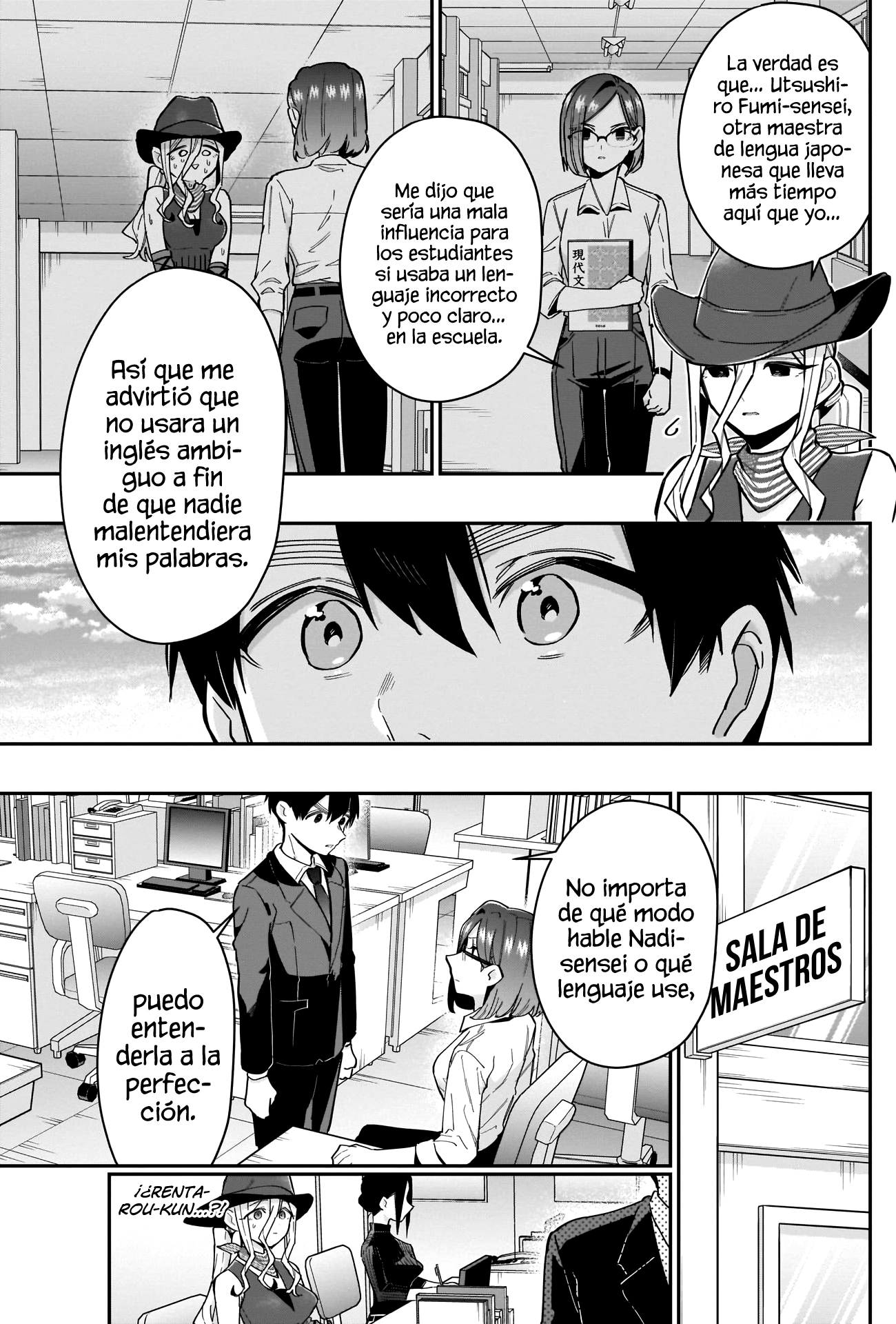 Kimi no koto ga Dai Dai Dai Dai Daisuki na 100-nin no Kanojo Capitulo 118: Adiós al Nadinglés, larga vida al Nadinglés página 3