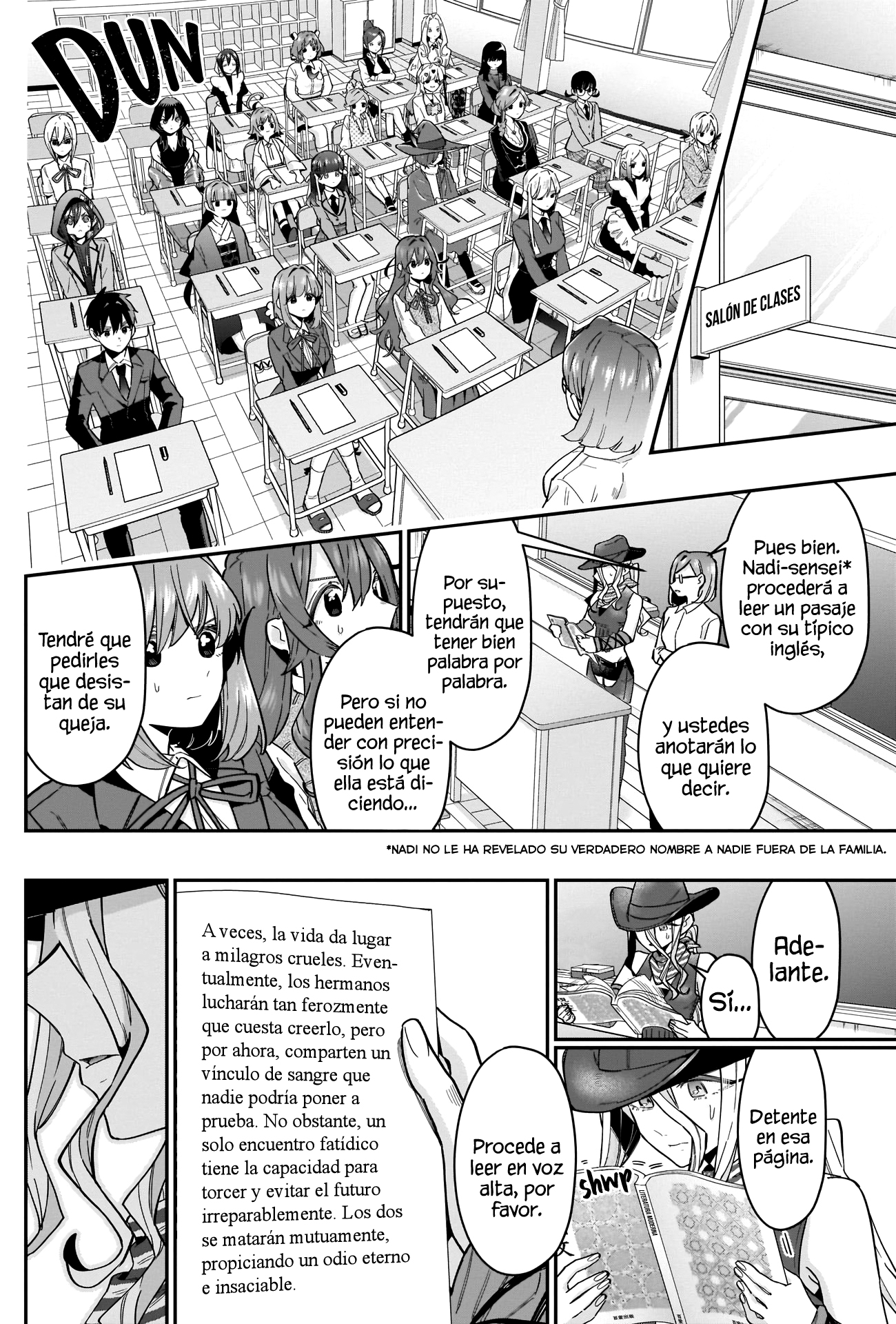 Kimi no koto ga Dai Dai Dai Dai Daisuki na 100-nin no Kanojo Capitulo 118: Adiós al Nadinglés, larga vida al Nadinglés página 6
