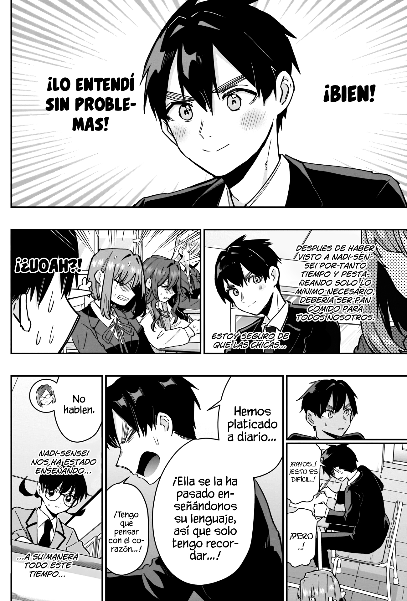 Kimi no koto ga Dai Dai Dai Dai Daisuki na 100-nin no Kanojo Capitulo 118: Adiós al Nadinglés, larga vida al Nadinglés página 9