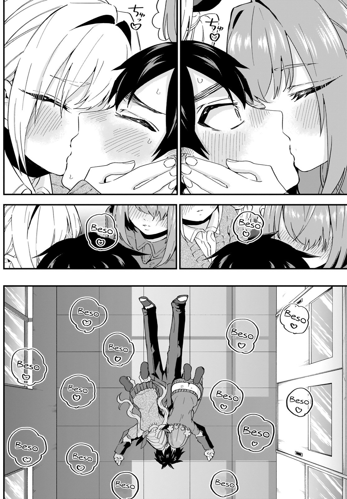 Kimi no koto ga Dai Dai Dai Dai Daisuki na 100-nin no Kanojo Capitulo 12: Pánico de zombis besadores página 13