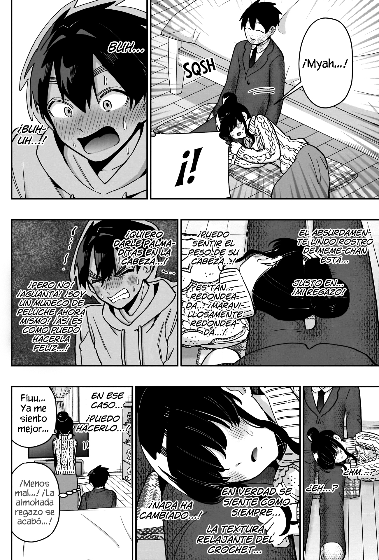 Kimi no koto ga Dai Dai Dai Dai Daisuki na 100-nin no Kanojo Capitulo 122: Una cita en casa de Meme-chan con sus peluchitos tejidos página 12