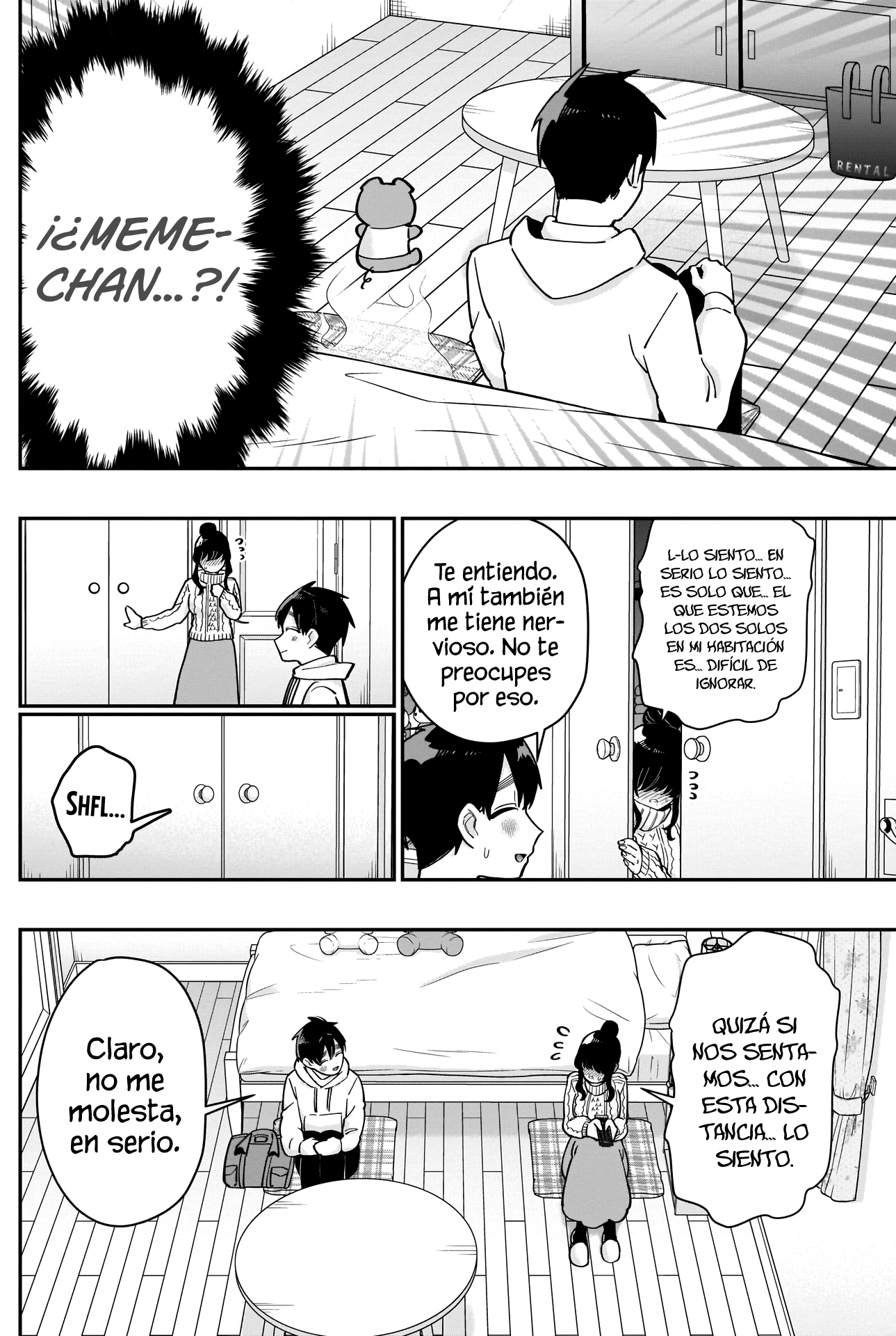 Kimi no koto ga Dai Dai Dai Dai Daisuki na 100-nin no Kanojo Capitulo 122: Una cita en casa de Meme-chan con sus peluchitos tejidos página 4