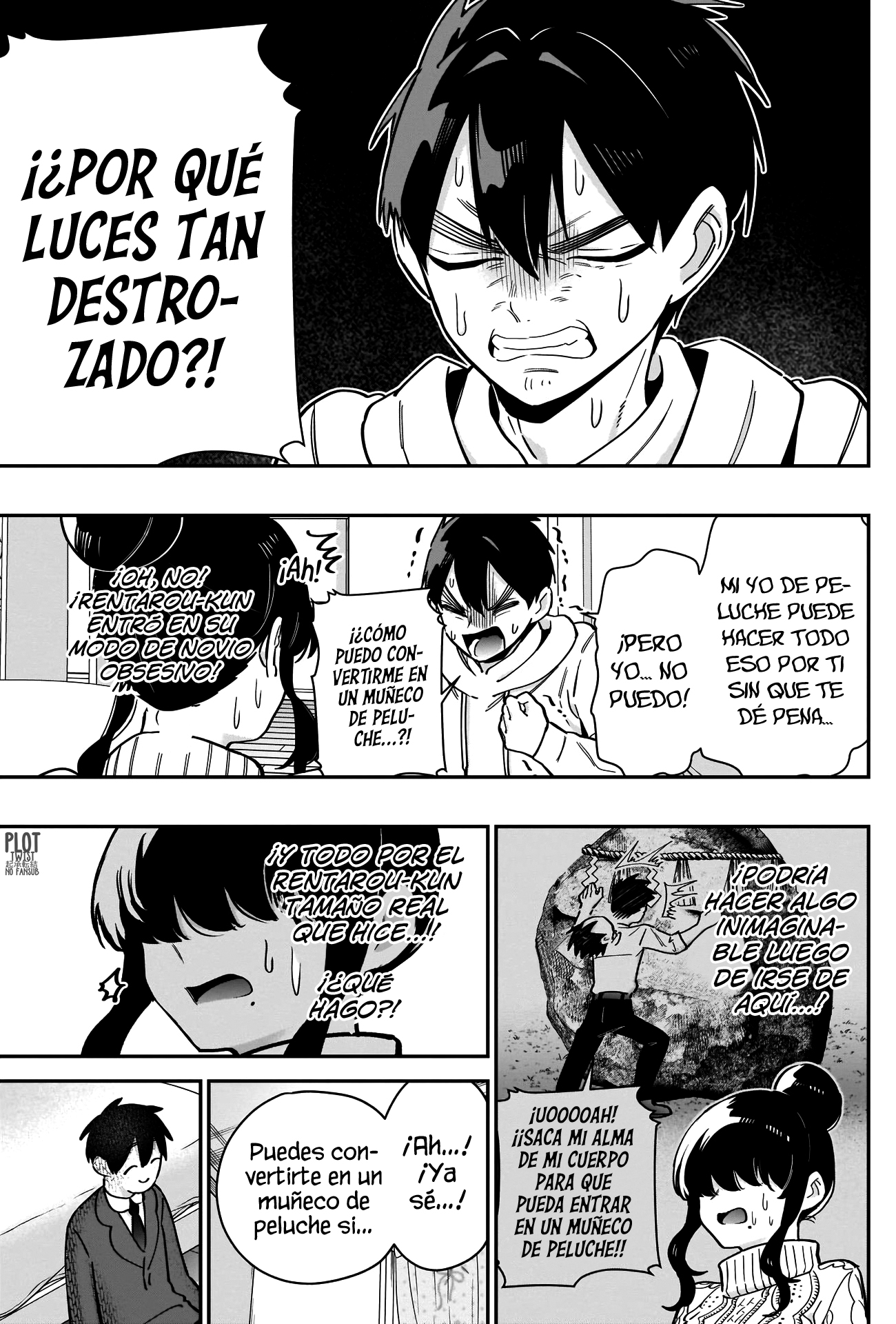 Kimi no koto ga Dai Dai Dai Dai Daisuki na 100-nin no Kanojo Capitulo 122: Una cita en casa de Meme-chan con sus peluchitos tejidos página 9
