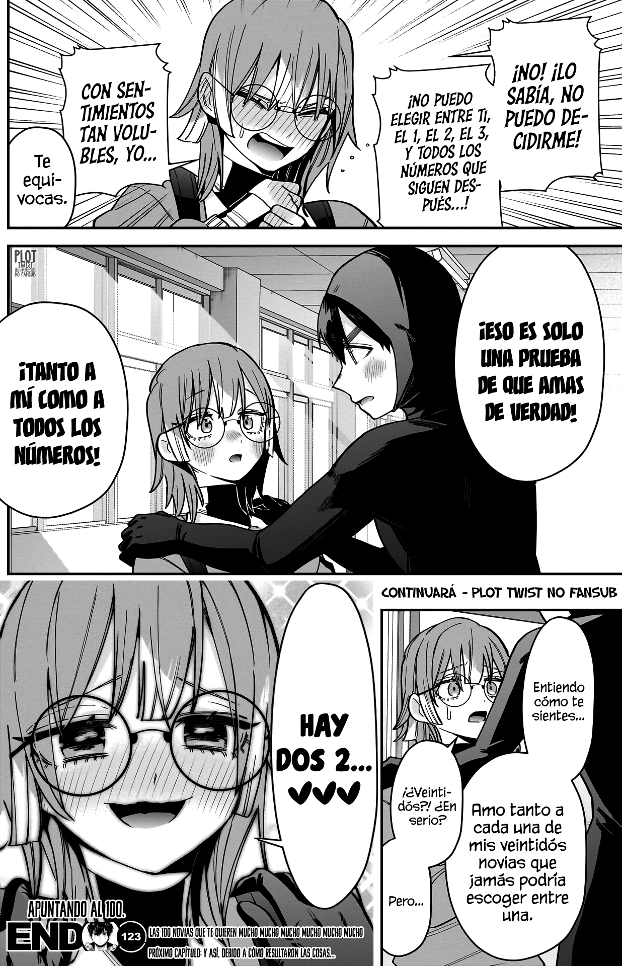 Kimi no koto ga Dai Dai Dai Dai Daisuki na 100-nin no Kanojo Capitulo 123: Una chica enamorada página 21