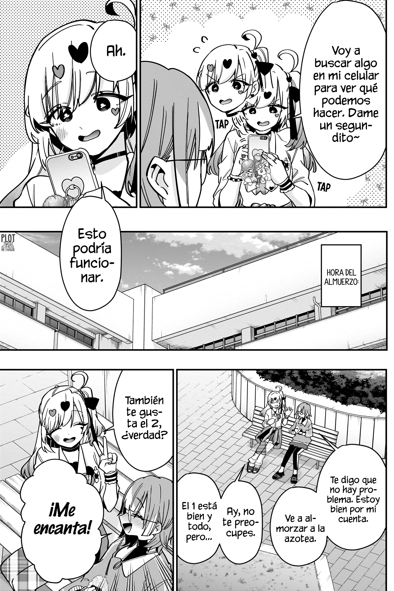 Kimi no koto ga Dai Dai Dai Dai Daisuki na 100-nin no Kanojo Capitulo 124: 1 y 1 en el grupo 1 de 1er año página 10