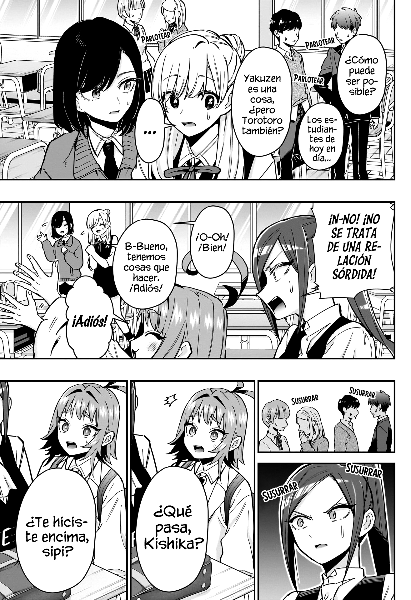 Kimi no koto ga Dai Dai Dai Dai Daisuki na 100-nin no Kanojo Capitulo 125: Kusuri y Kishika son compañeras de clase página 3