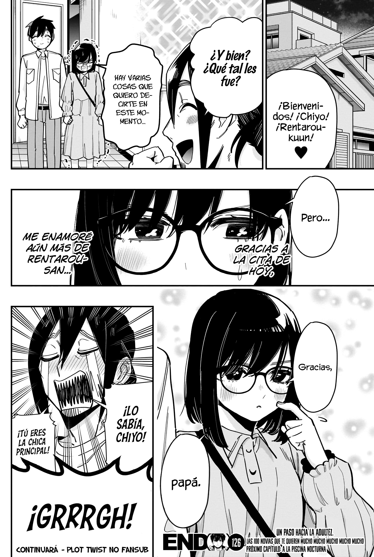 Kimi no koto ga Dai Dai Dai Dai Daisuki na 100-nin no Kanojo Capitulo 126: Una cita de adultos con Chiyo-chan página 21