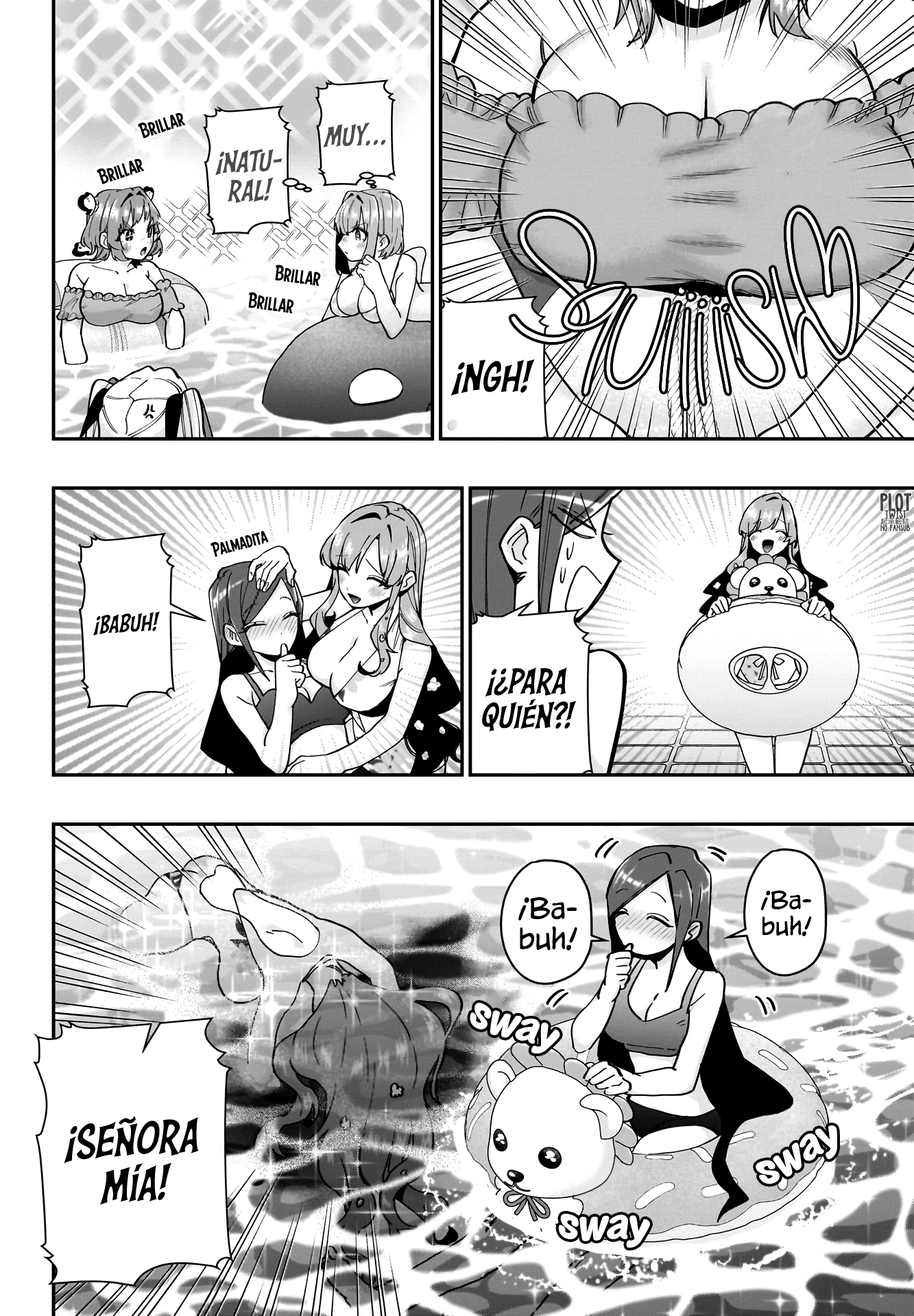 Kimi no koto ga Dai Dai Dai Dai Daisuki na 100-nin no Kanojo Capitulo 127: Piscina nocturna página 16
