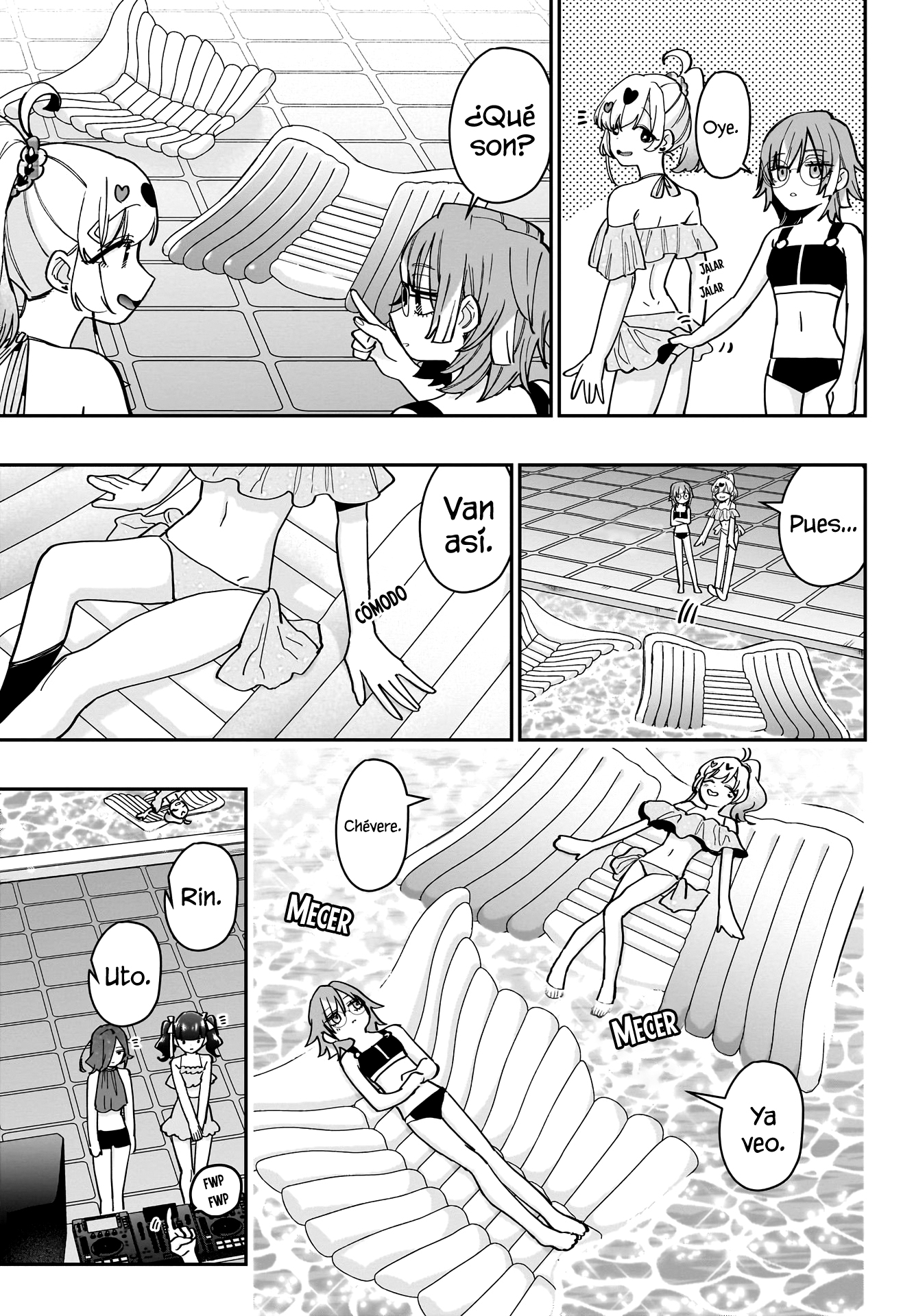 Kimi no koto ga Dai Dai Dai Dai Daisuki na 100-nin no Kanojo Capitulo 127: Piscina nocturna página 17