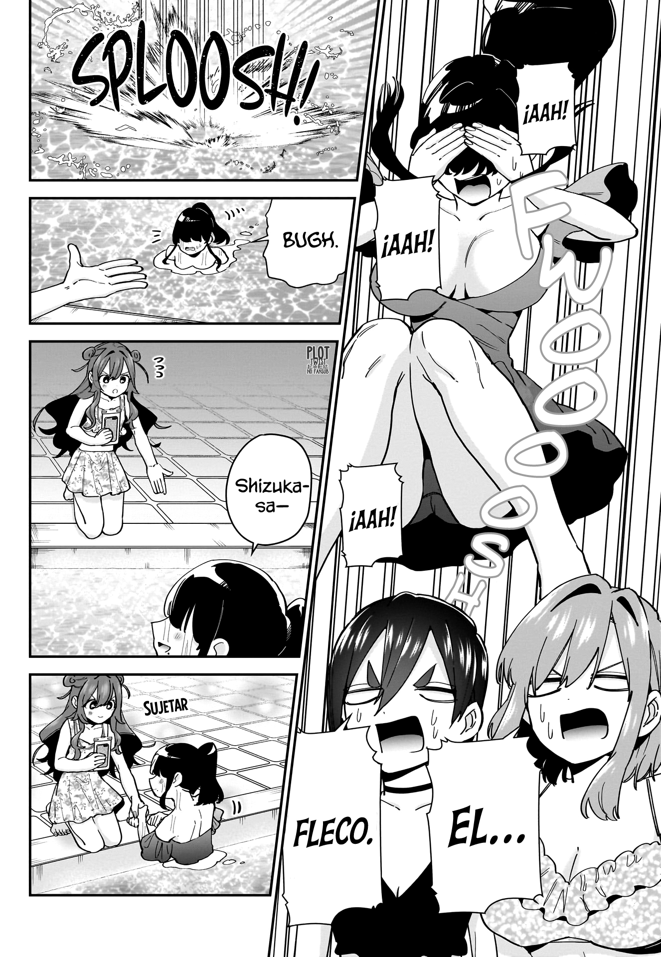 Kimi no koto ga Dai Dai Dai Dai Daisuki na 100-nin no Kanojo Capitulo 127: Piscina nocturna página 6