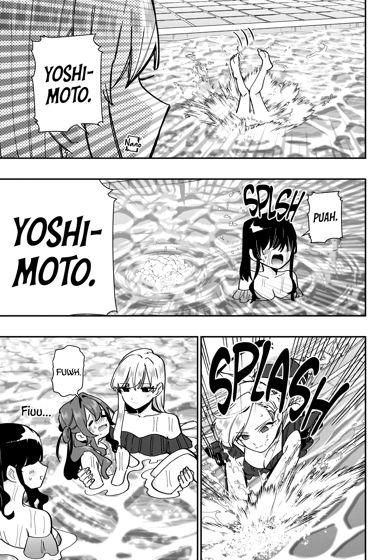 Kimi no koto ga Dai Dai Dai Dai Daisuki na 100-nin no Kanojo Capitulo 127: Piscina nocturna página 7