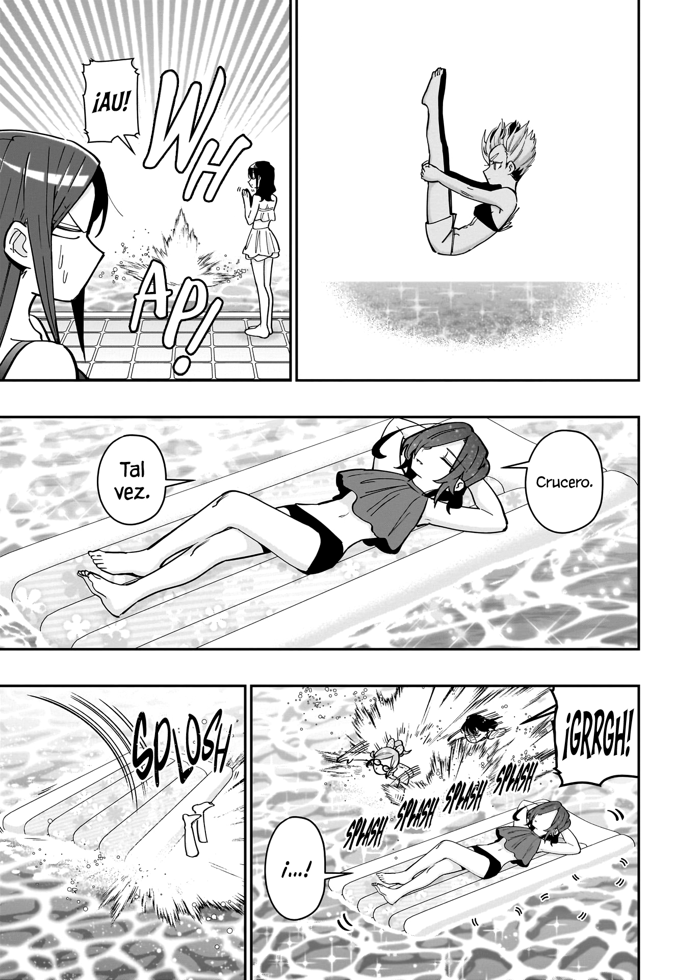 Kimi no koto ga Dai Dai Dai Dai Daisuki na 100-nin no Kanojo Capitulo 127: Piscina nocturna página 9