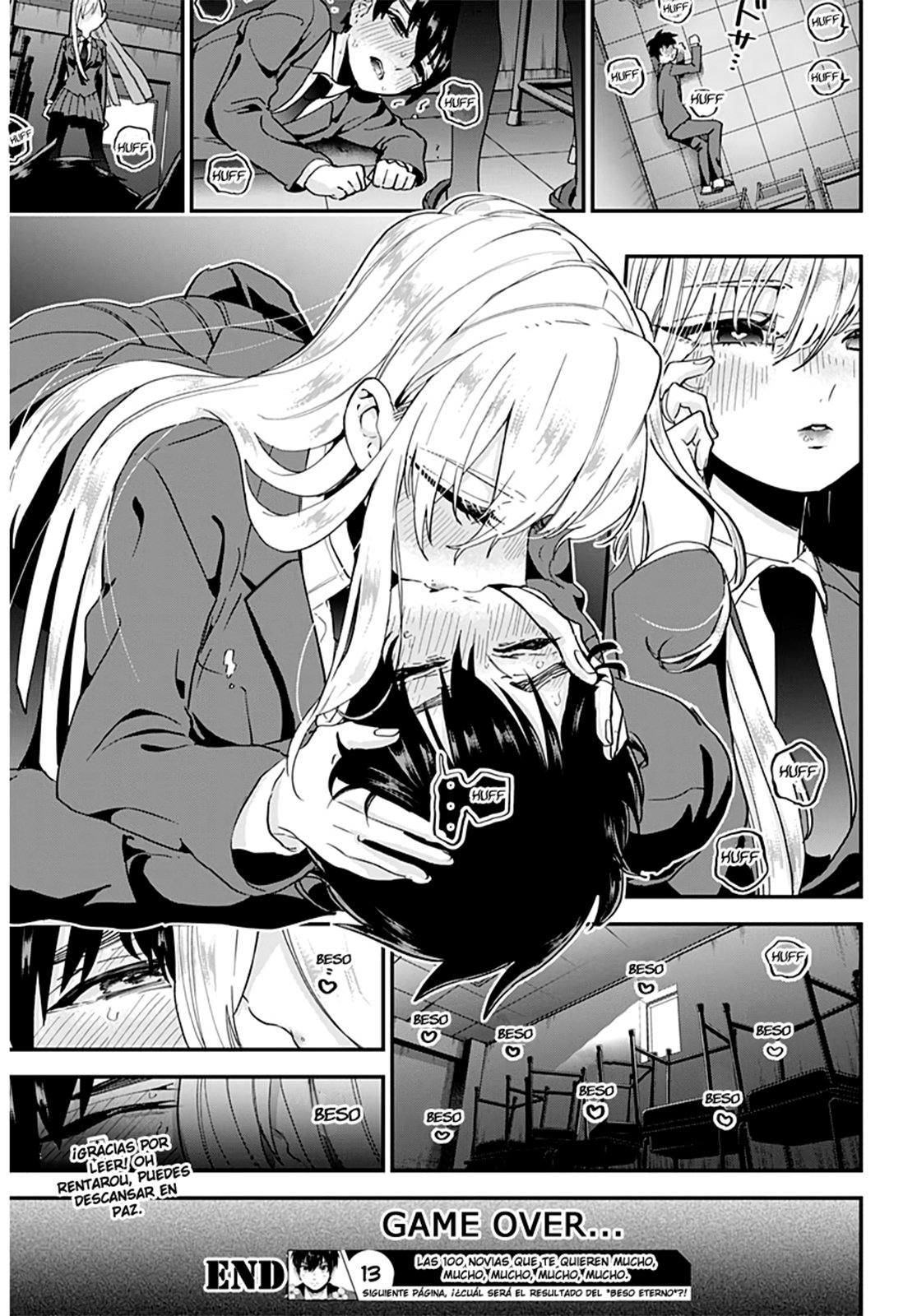 Kimi no koto ga Dai Dai Dai Dai Daisuki na 100-nin no Kanojo Capitulo 13: Esa es la Senpai que amo página 13