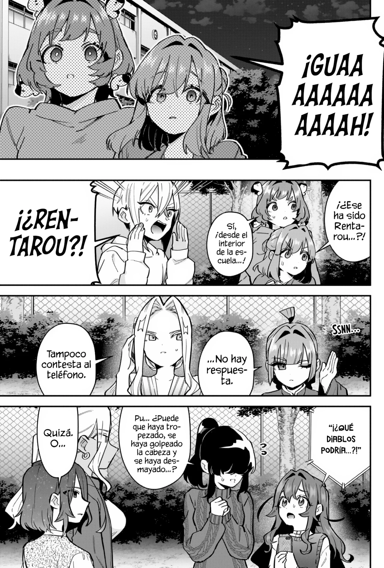 Kimi no koto ga Dai Dai Dai Dai Daisuki na 100-nin no Kanojo Capitulo 136: La familia Rentarou y la historia del fantasma de la escuela página 4