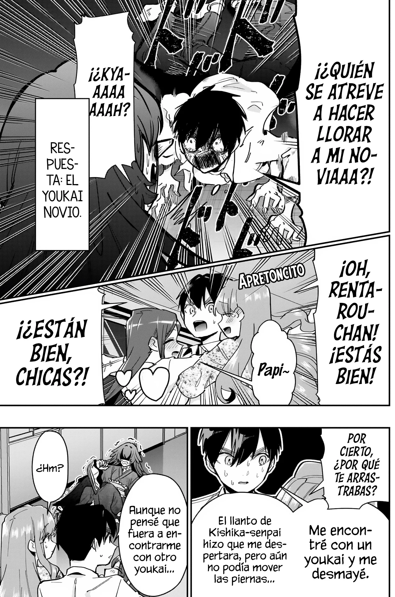 Kimi no koto ga Dai Dai Dai Dai Daisuki na 100-nin no Kanojo Capitulo 137: La familia Rentarou Vs. Los Youkai (Es básicamente una guerra de puros Youkai) página 18