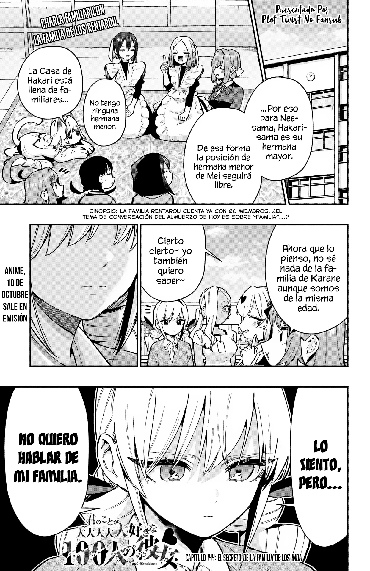 Kimi no koto ga Dai Dai Dai Dai Daisuki na 100-nin no Kanojo Capitulo 144: El secreto de la familia de los Inda página 2
