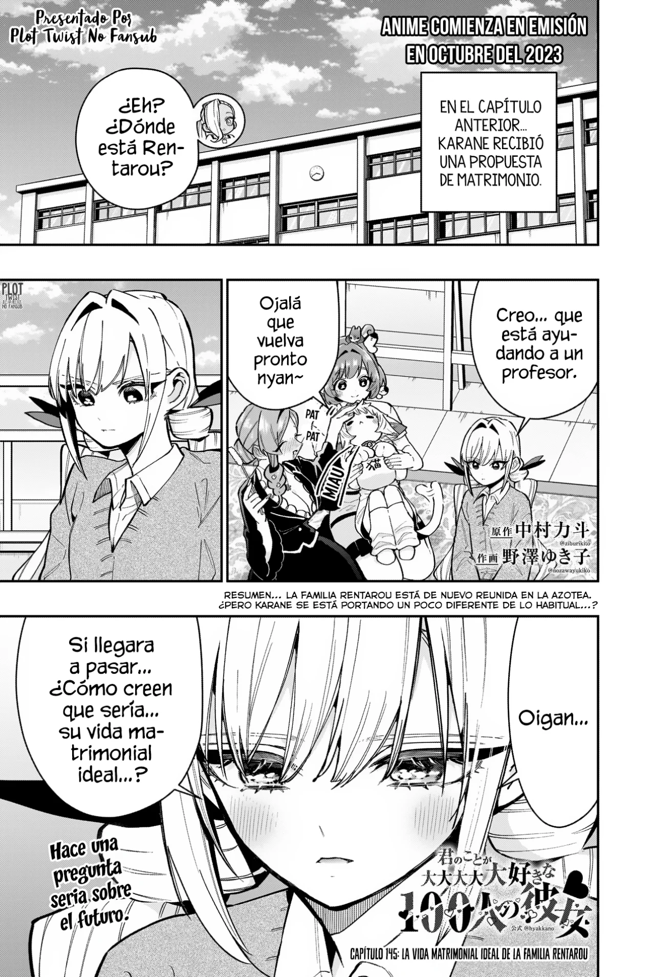Kimi no koto ga Dai Dai Dai Dai Daisuki na 100-nin no Kanojo Capitulo 145: La vida matrimonial ideal de la familia Rentarou página 2