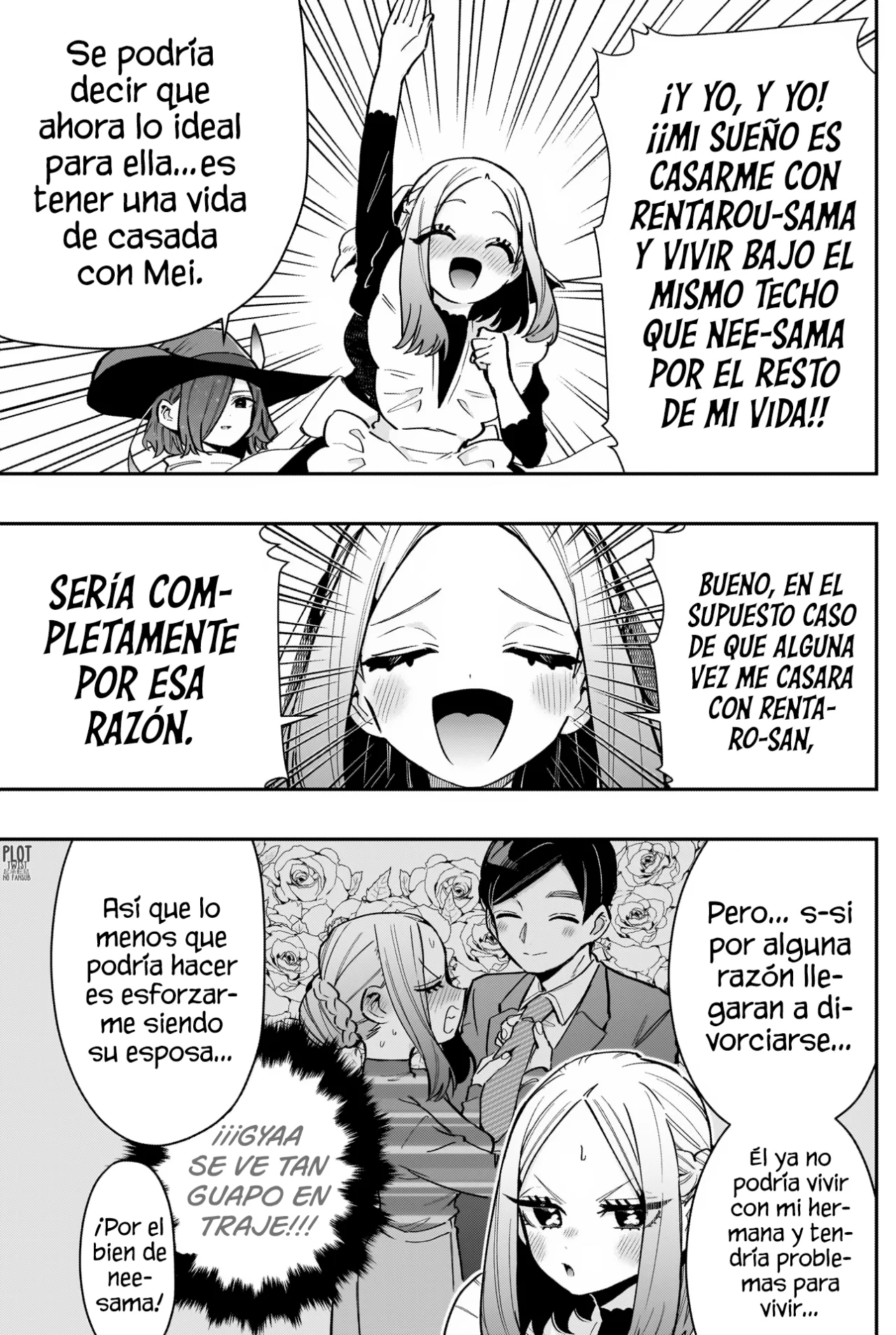 Kimi no koto ga Dai Dai Dai Dai Daisuki na 100-nin no Kanojo Capitulo 145: La vida matrimonial ideal de la familia Rentarou página 6