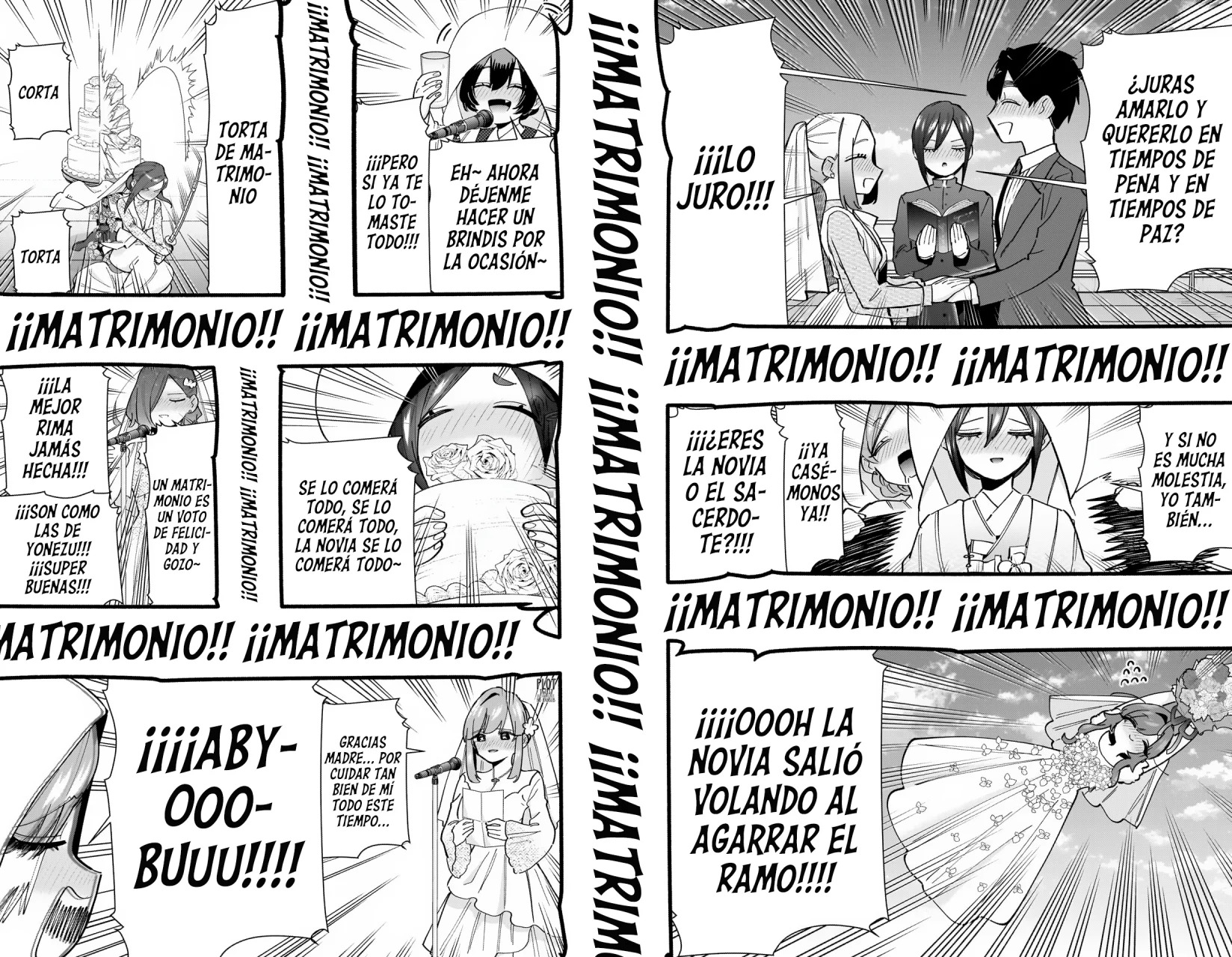 Kimi no koto ga Dai Dai Dai Dai Daisuki na 100-nin no Kanojo Capitulo 146: Y así fue como todos se casaron página 13