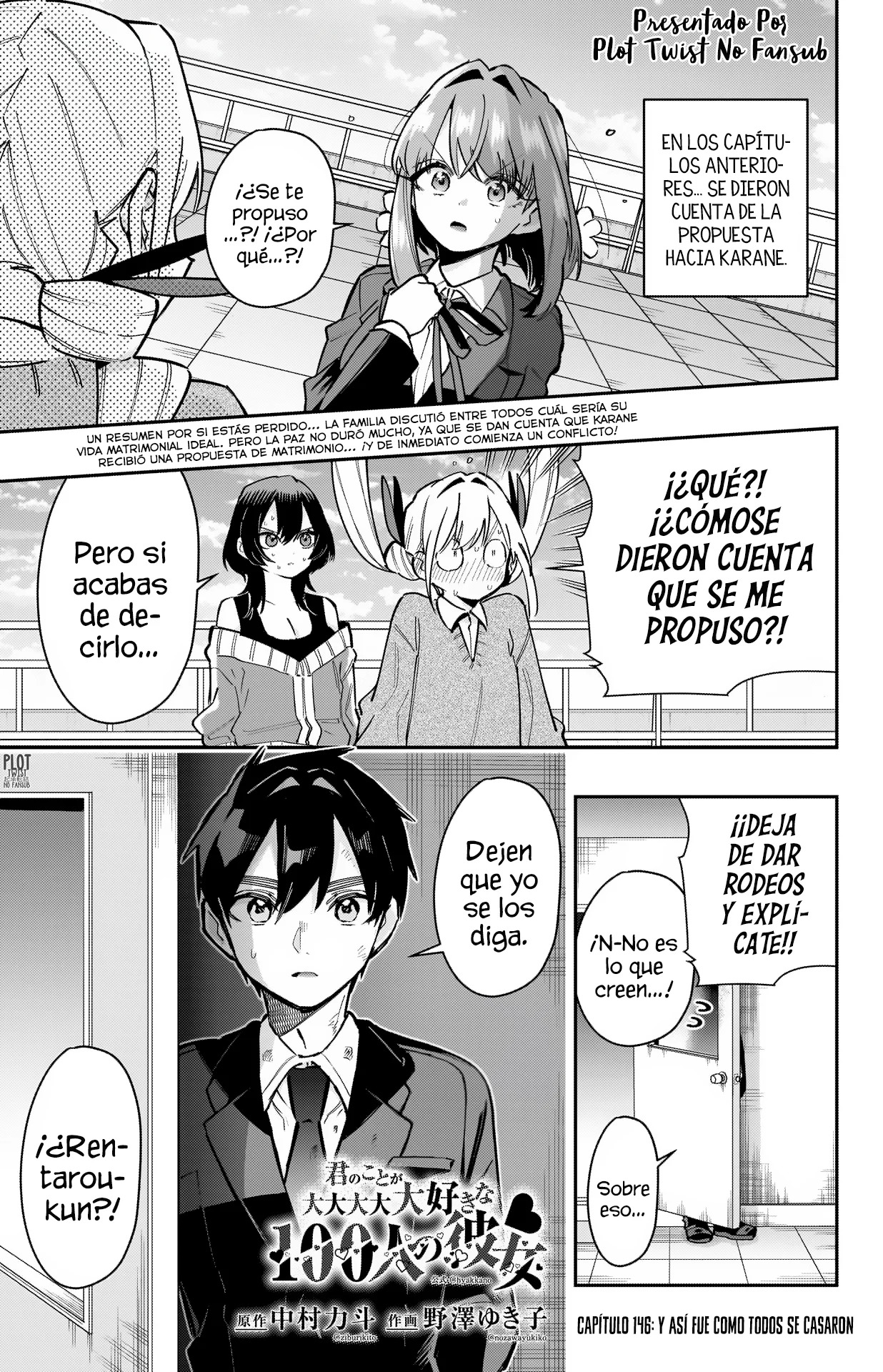 Kimi no koto ga Dai Dai Dai Dai Daisuki na 100-nin no Kanojo Capitulo 146: Y así fue como todos se casaron página 2