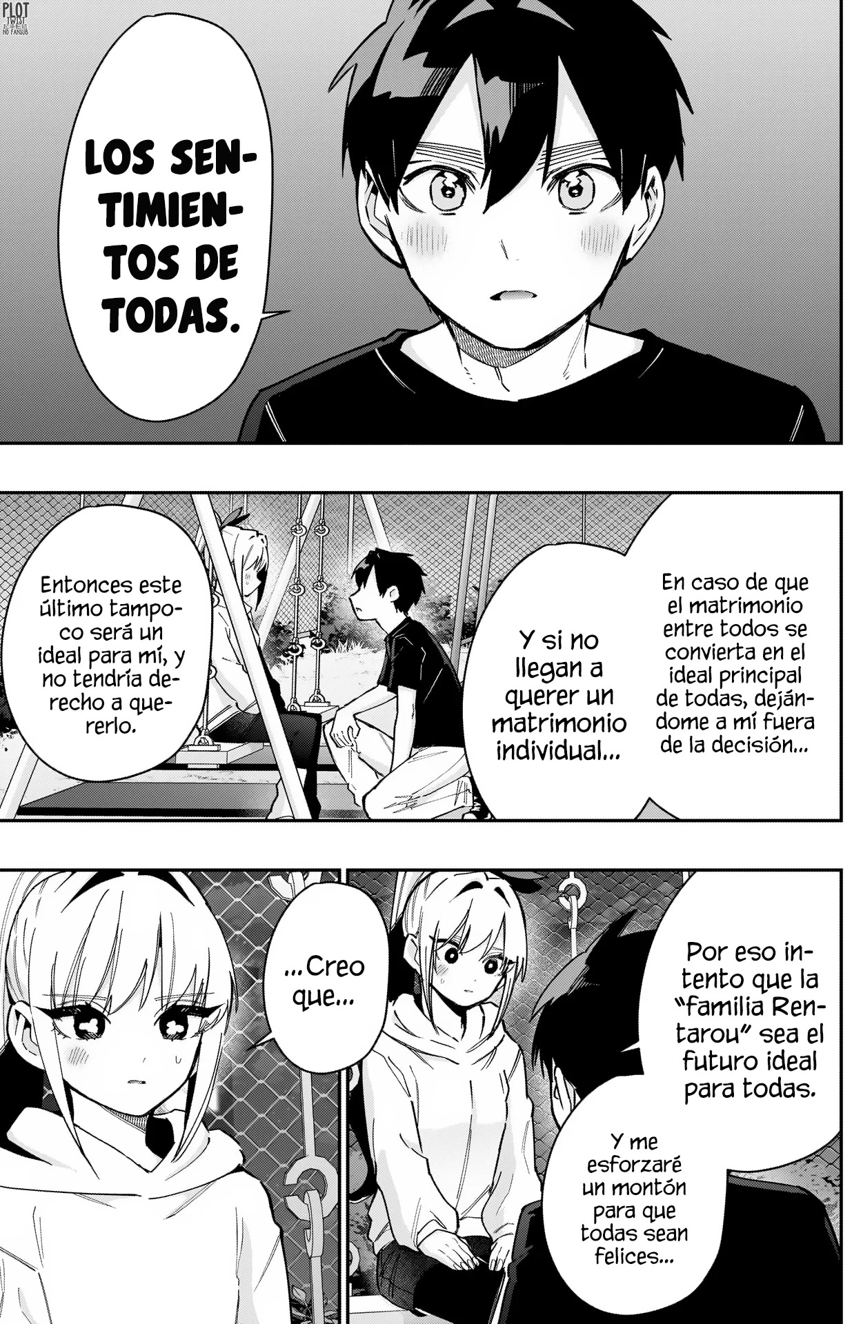 Kimi no koto ga Dai Dai Dai Dai Daisuki na 100-nin no Kanojo Capitulo 146: Y así fue como todos se casaron página 4