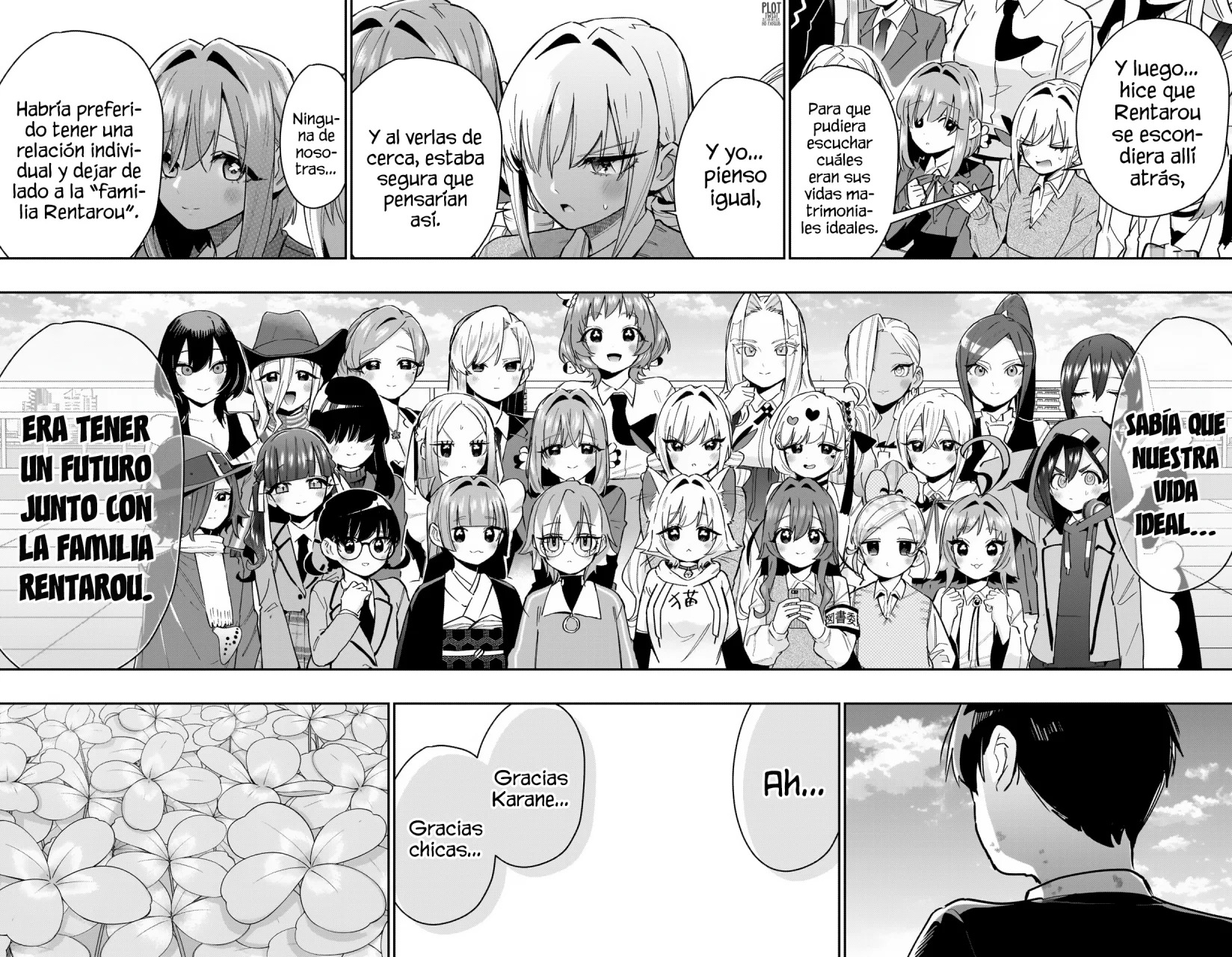 Kimi no koto ga Dai Dai Dai Dai Daisuki na 100-nin no Kanojo Capitulo 146: Y así fue como todos se casaron página 5