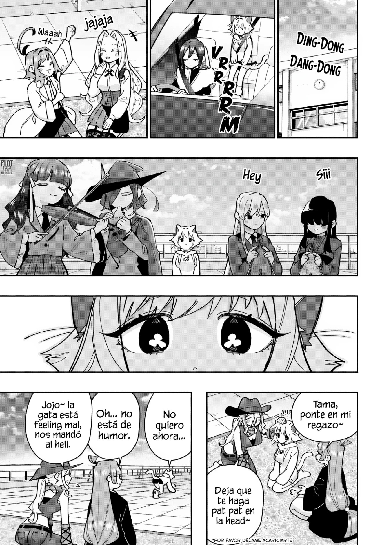 Kimi no koto ga Dai Dai Dai Dai Daisuki na 100-nin no Kanojo Capitulo 147: Tama, de la familia adinerada (¿tal vez una referencia a Ghibli?) página 8