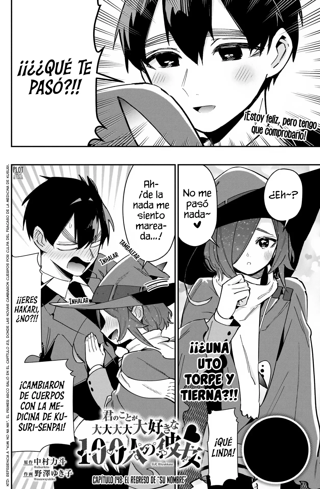 Kimi no koto ga Dai Dai Dai Dai Daisuki na 100-nin no Kanojo Capitulo 148: El regreso de “Su nombre” página 3