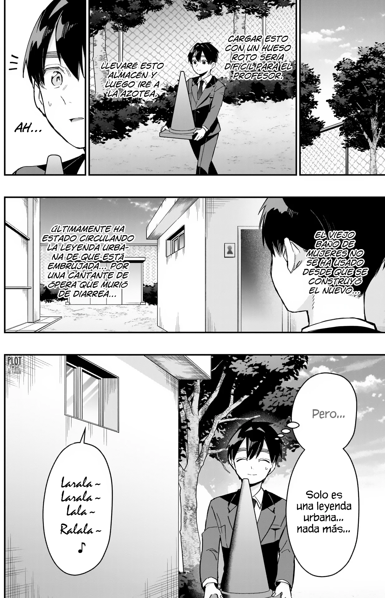 Kimi no koto ga Dai Dai Dai Dai Daisuki na 100-nin no Kanojo Capitulo 150: La chica que canta en el baño página 3