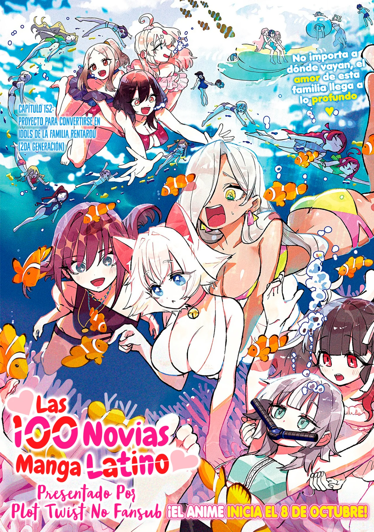 Kimi no koto ga Dai Dai Dai Dai Daisuki na 100-nin no Kanojo Capitulo 152: Proyecto para convertirse en idols de la Familia Rentarou (2da generación) página 2