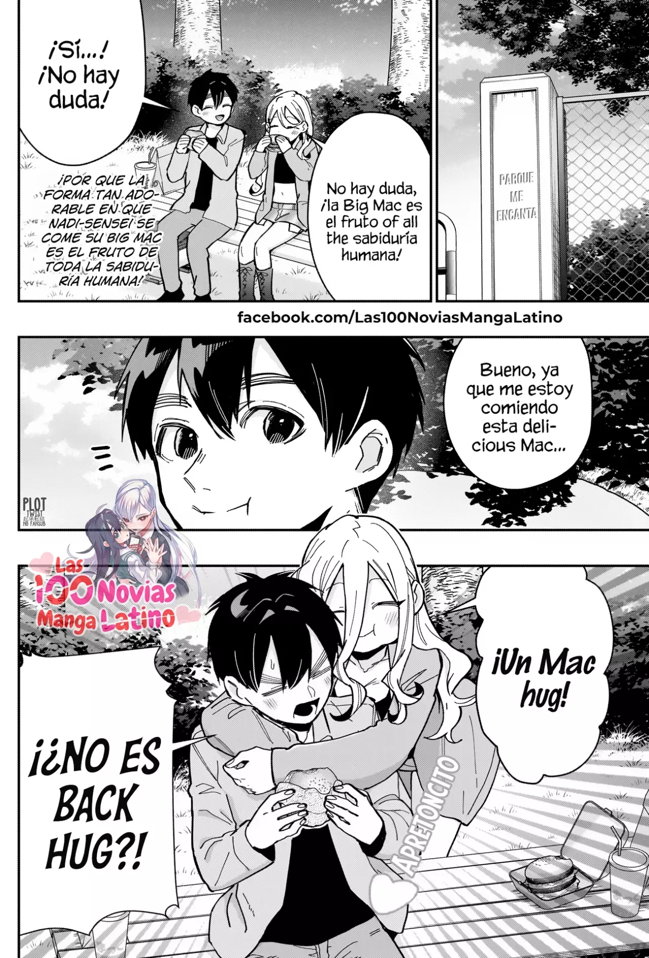 Kimi no koto ga Dai Dai Dai Dai Daisuki na 100-nin no Kanojo Capitulo 156: La cita de abrazos estadounidenses de Nadi-sensei página 7