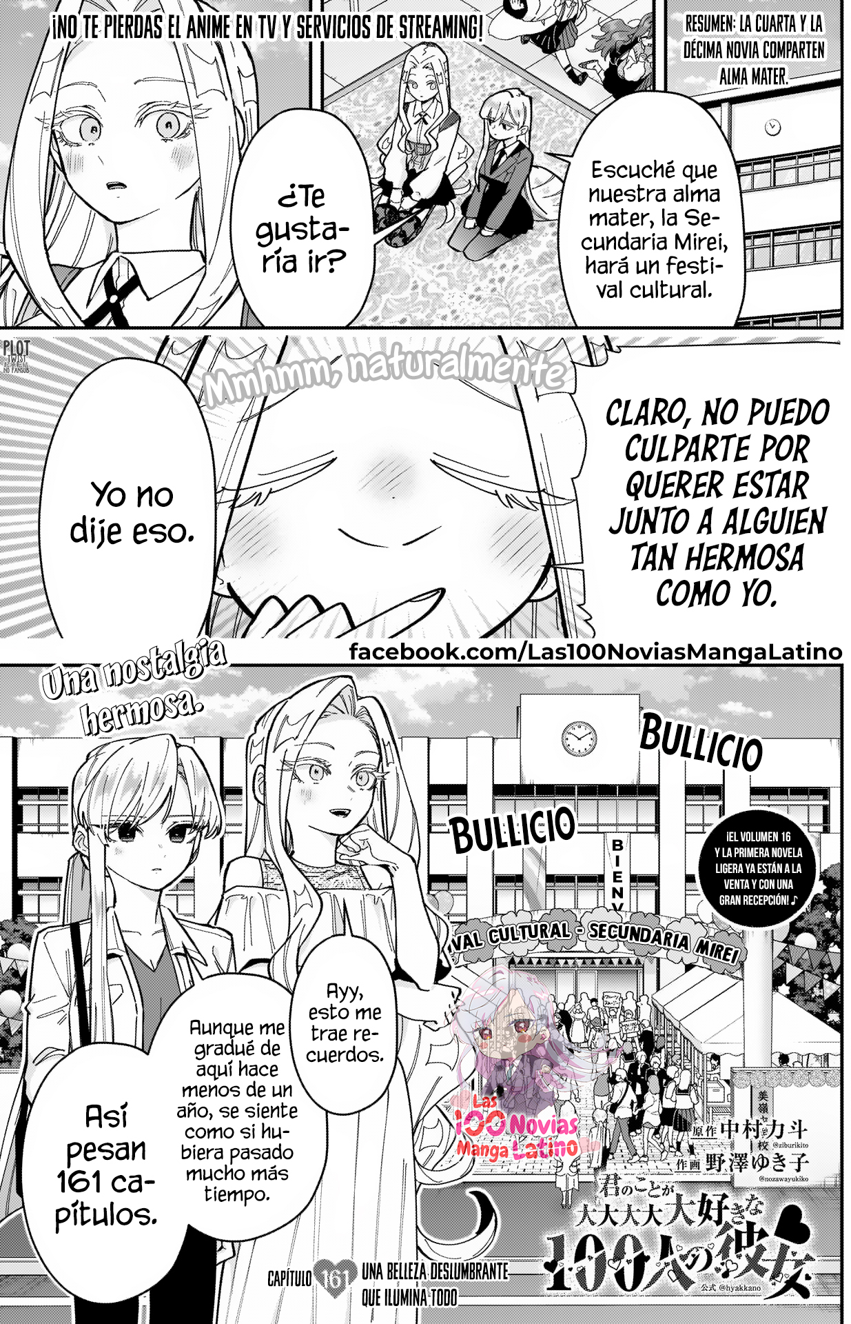 Kimi no koto ga Dai Dai Dai Dai Daisuki na 100-nin no Kanojo Capitulo 161: Una belleza deslumbrante que ilumina todo página 2