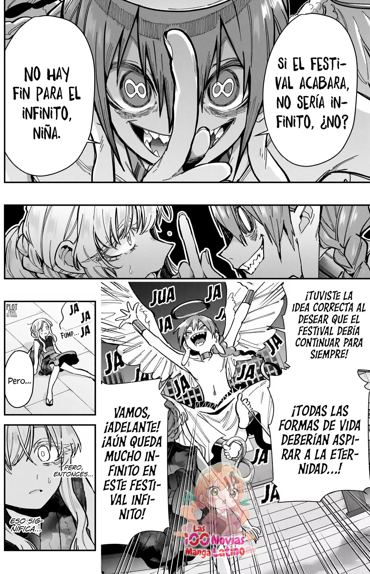 Kimi no koto ga Dai Dai Dai Dai Daisuki na 100-nin no Kanojo Capitulo 164: God Slayer -Kimetsu no Aiba- Película: El Templo Infinito página 14