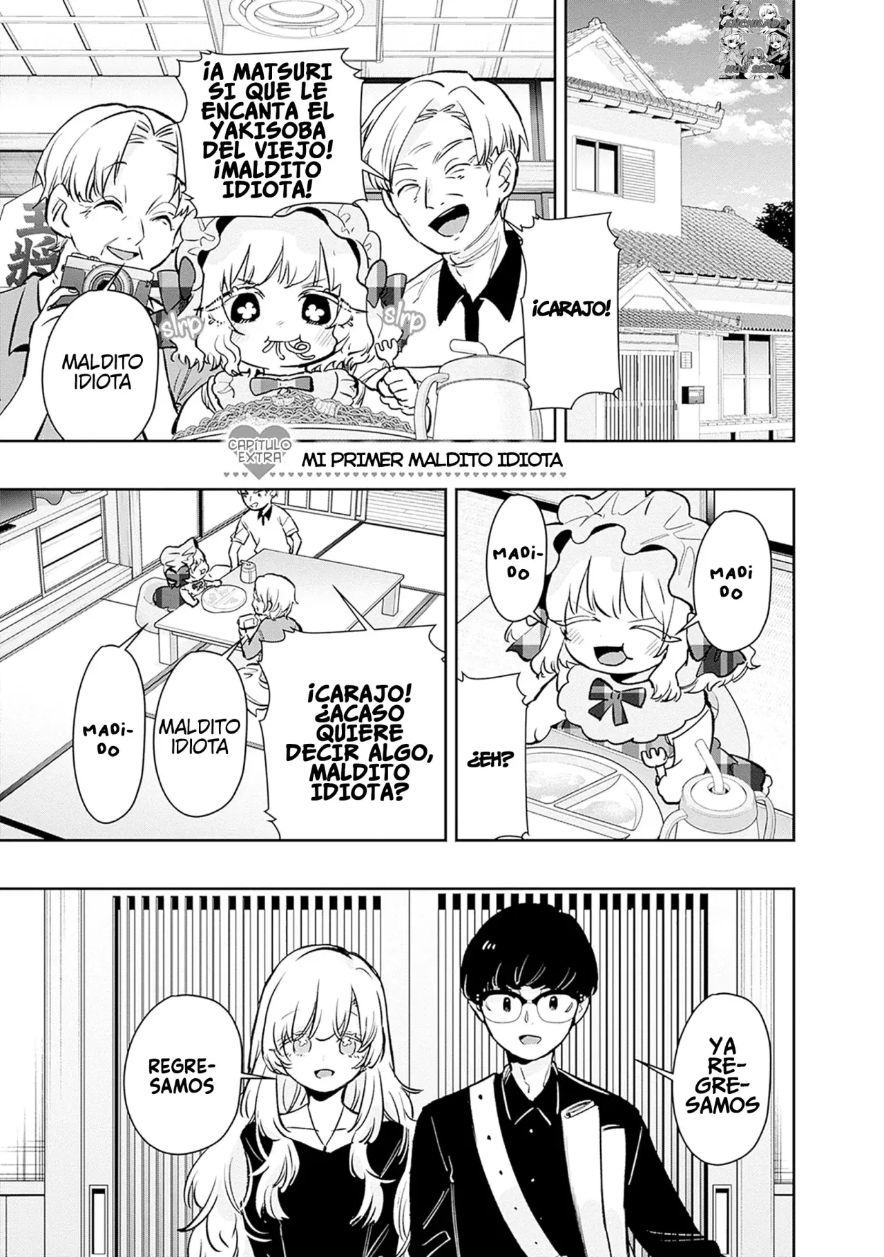 Kimi no koto ga Dai Dai Dai Dai Daisuki na 100-nin no Kanojo Capitulo 167.5: Mi primer maldito idiota página 15