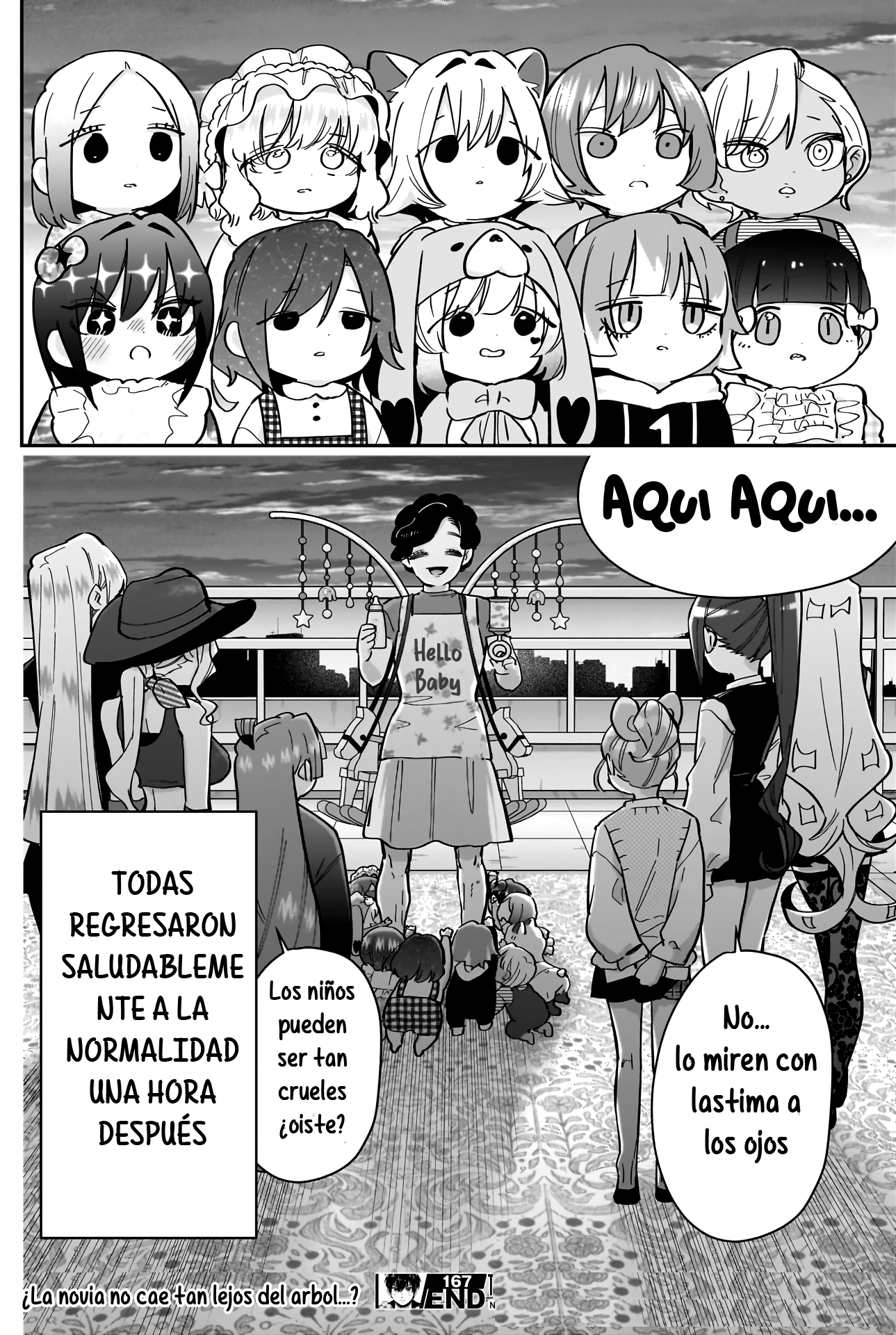 Kimi no koto ga Dai Dai Dai Dai Daisuki na 100-nin no Kanojo Capitulo 167: 'Todo mundo fue bebé en cierto punto' regresa una vez más página 21
