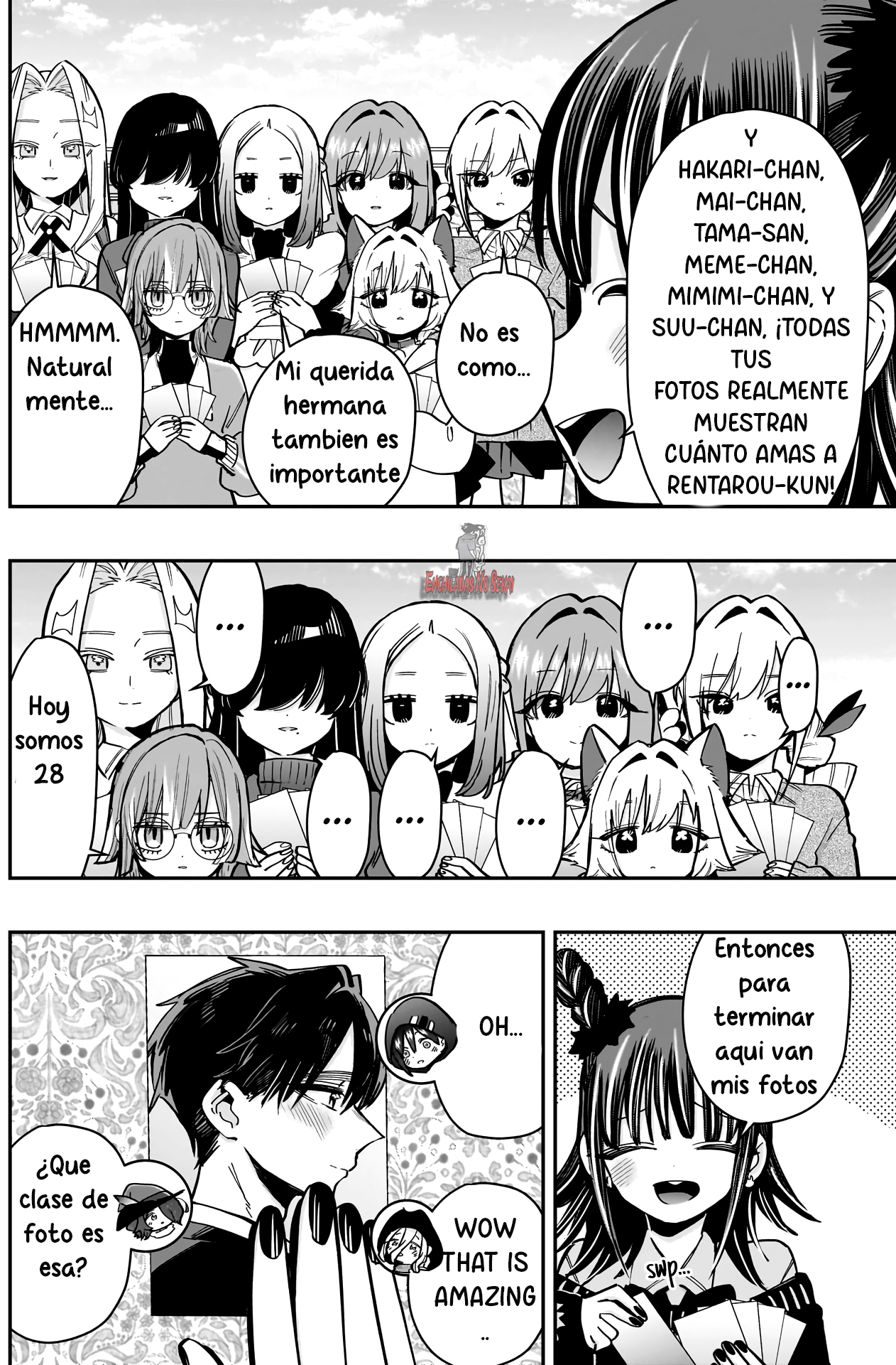 Kimi no koto ga Dai Dai Dai Dai Daisuki na 100-nin no Kanojo Capitulo 168: La fiesta de intercambio de fotos de Rentarou página 17