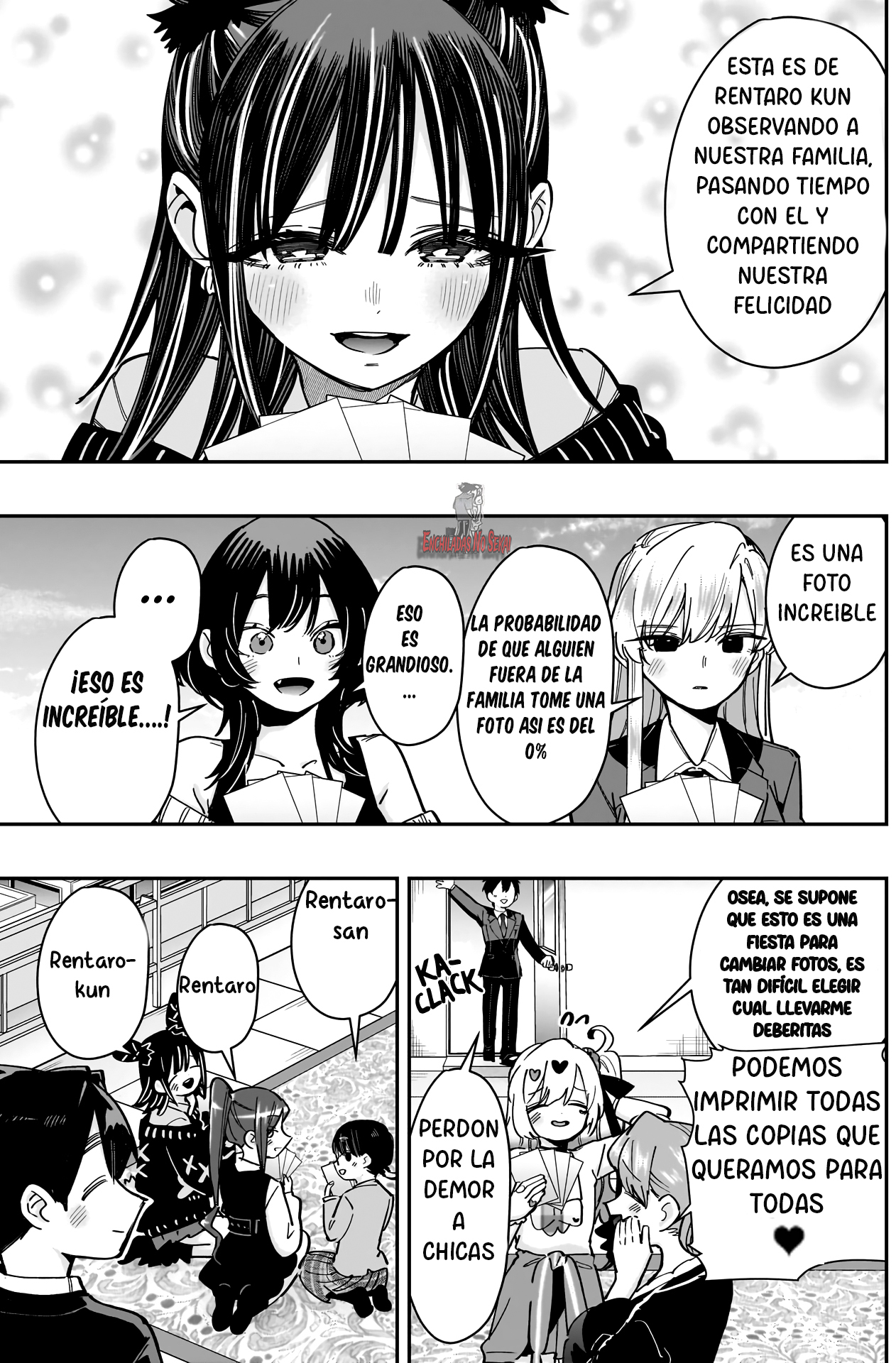 Kimi no koto ga Dai Dai Dai Dai Daisuki na 100-nin no Kanojo Capitulo 168: La fiesta de intercambio de fotos de Rentarou página 18