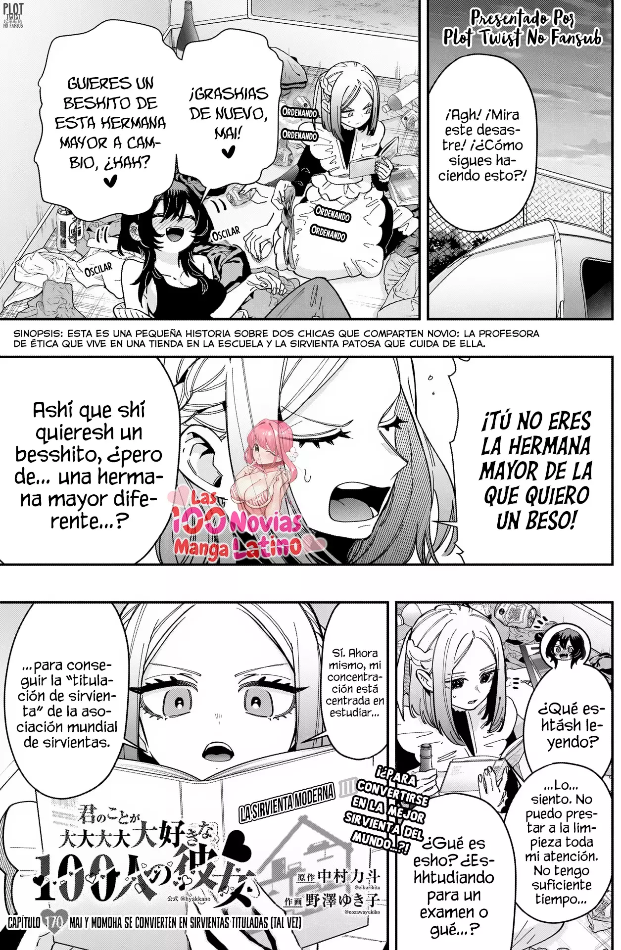 Kimi no koto ga Dai Dai Dai Dai Daisuki na 100-nin no Kanojo Capitulo 170: Mai y Momoha se convierten en sirvientas tituladas (tal vez) página 3