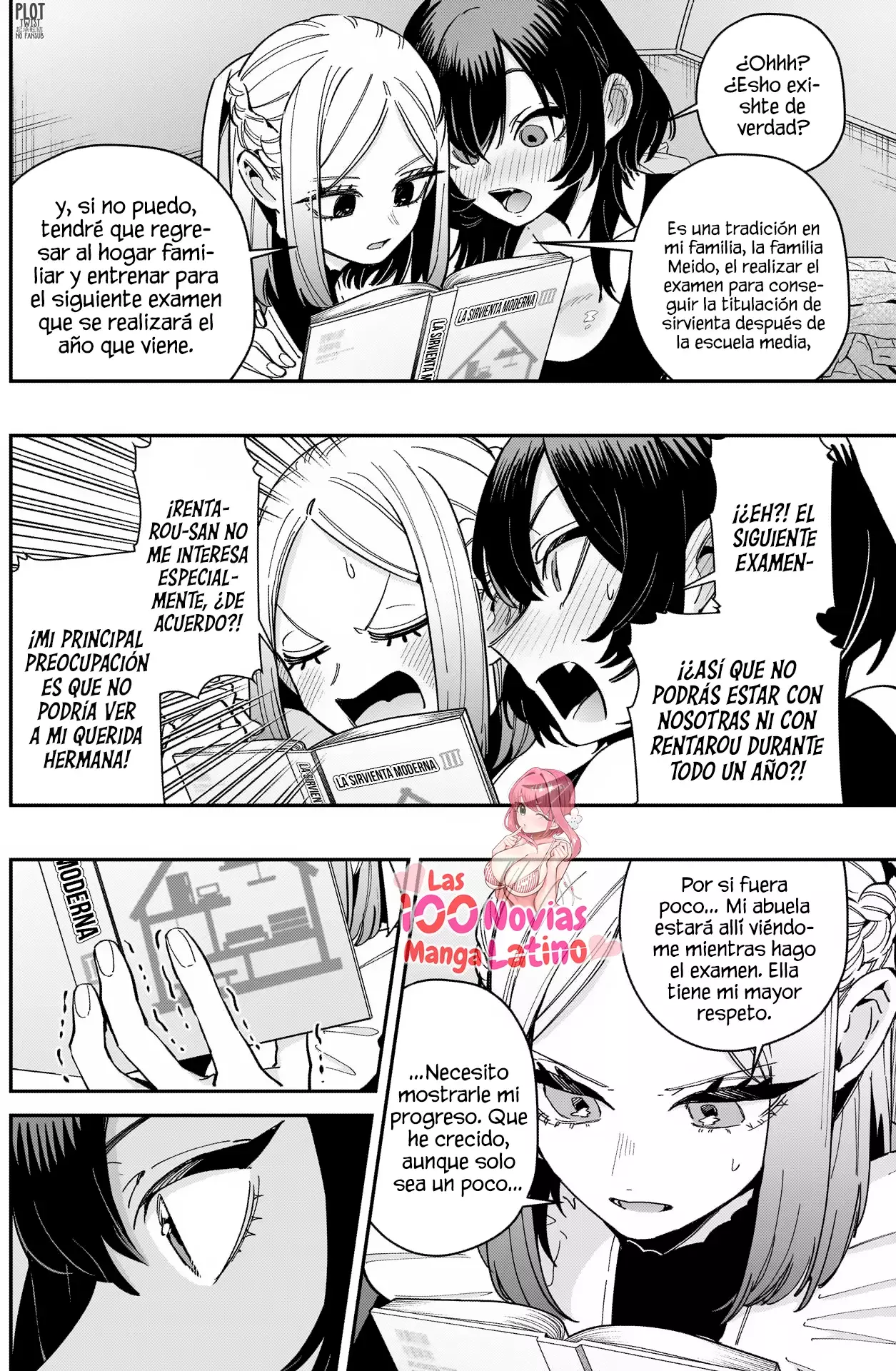 Kimi no koto ga Dai Dai Dai Dai Daisuki na 100-nin no Kanojo Capitulo 170: Mai y Momoha se convierten en sirvientas tituladas (tal vez) página 4