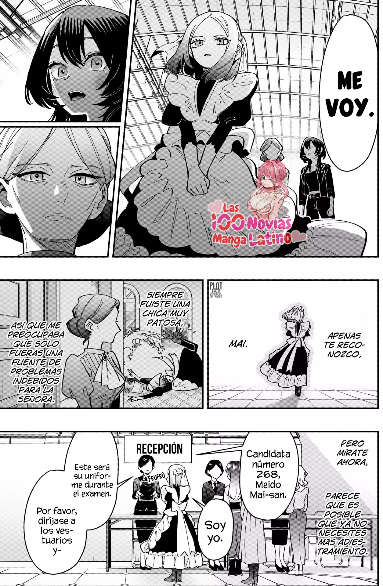 Kimi no koto ga Dai Dai Dai Dai Daisuki na 100-nin no Kanojo Capitulo 170: Mai y Momoha se convierten en sirvientas tituladas (tal vez) página 7