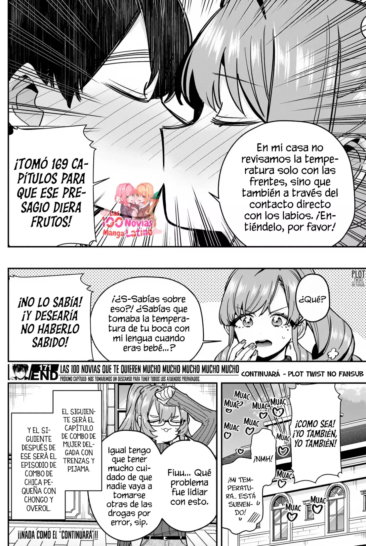 Kimi no koto ga Dai Dai Dai Dai Daisuki na 100-nin no Kanojo Capitulo 171: El capítulo del combo de mujer pechugona con coleta y suéter tejido página 19