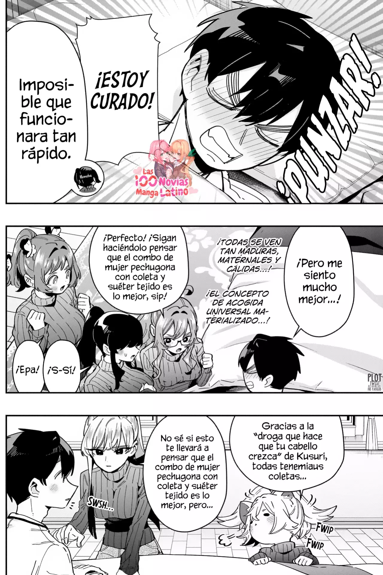 Kimi no koto ga Dai Dai Dai Dai Daisuki na 100-nin no Kanojo Capitulo 171: El capítulo del combo de mujer pechugona con coleta y suéter tejido página 6