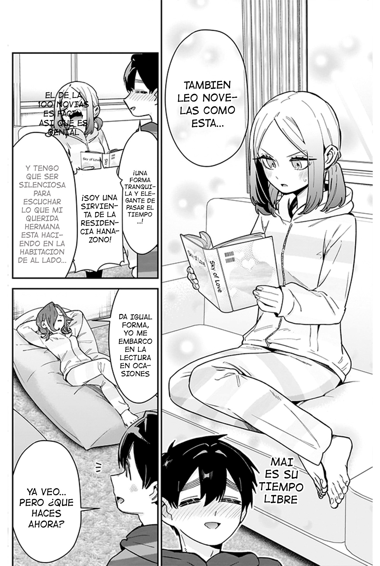 Kimi no koto ga Dai Dai Dai Dai Daisuki na 100-nin no Kanojo Capitulo 172: El capítulo del combo de mujer delgada con trenzas y pijama (2 Parte) página 12